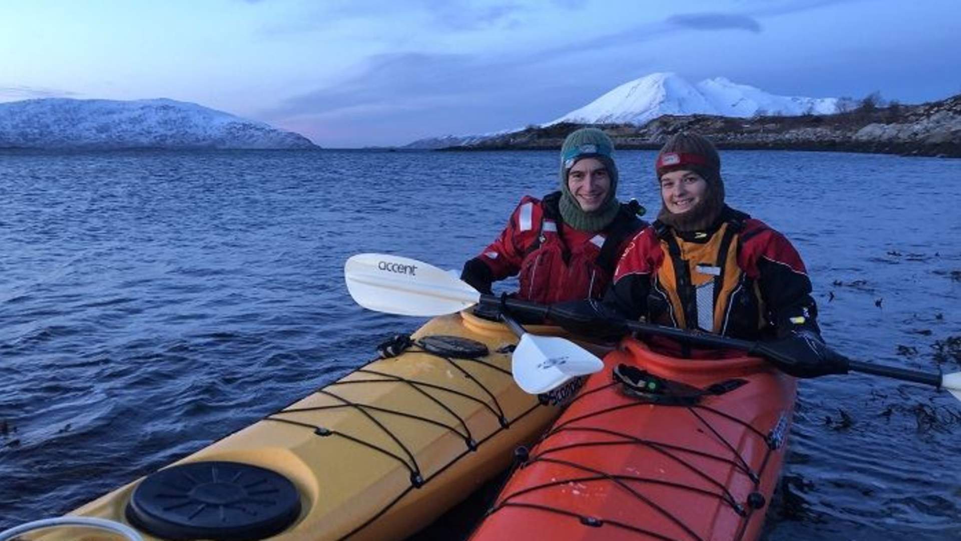 Private three days Arctic Camp with kayaking, skiing and snowshoeing - all inclusive