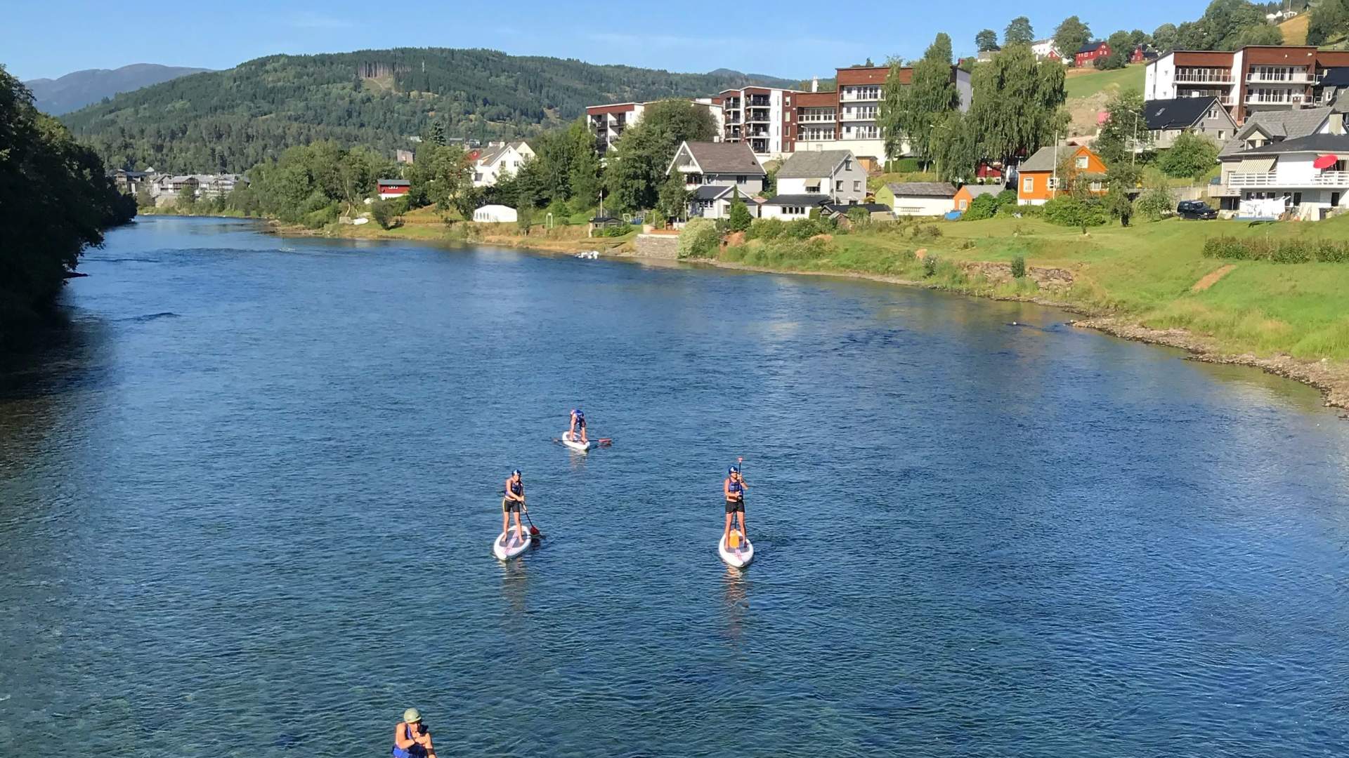 Guida elvetur på SUP-brett, Voss, Outdoor Norway