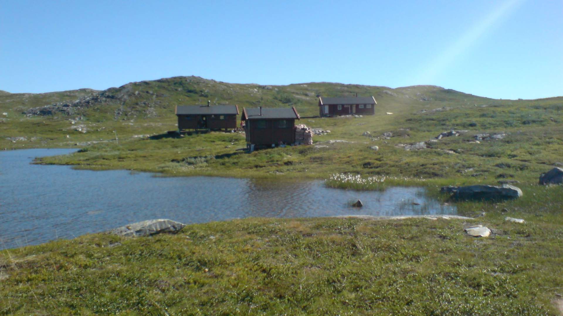 DNT-hyttene Gjælentunet, Lurfjellhytta og Tverrbrennstua