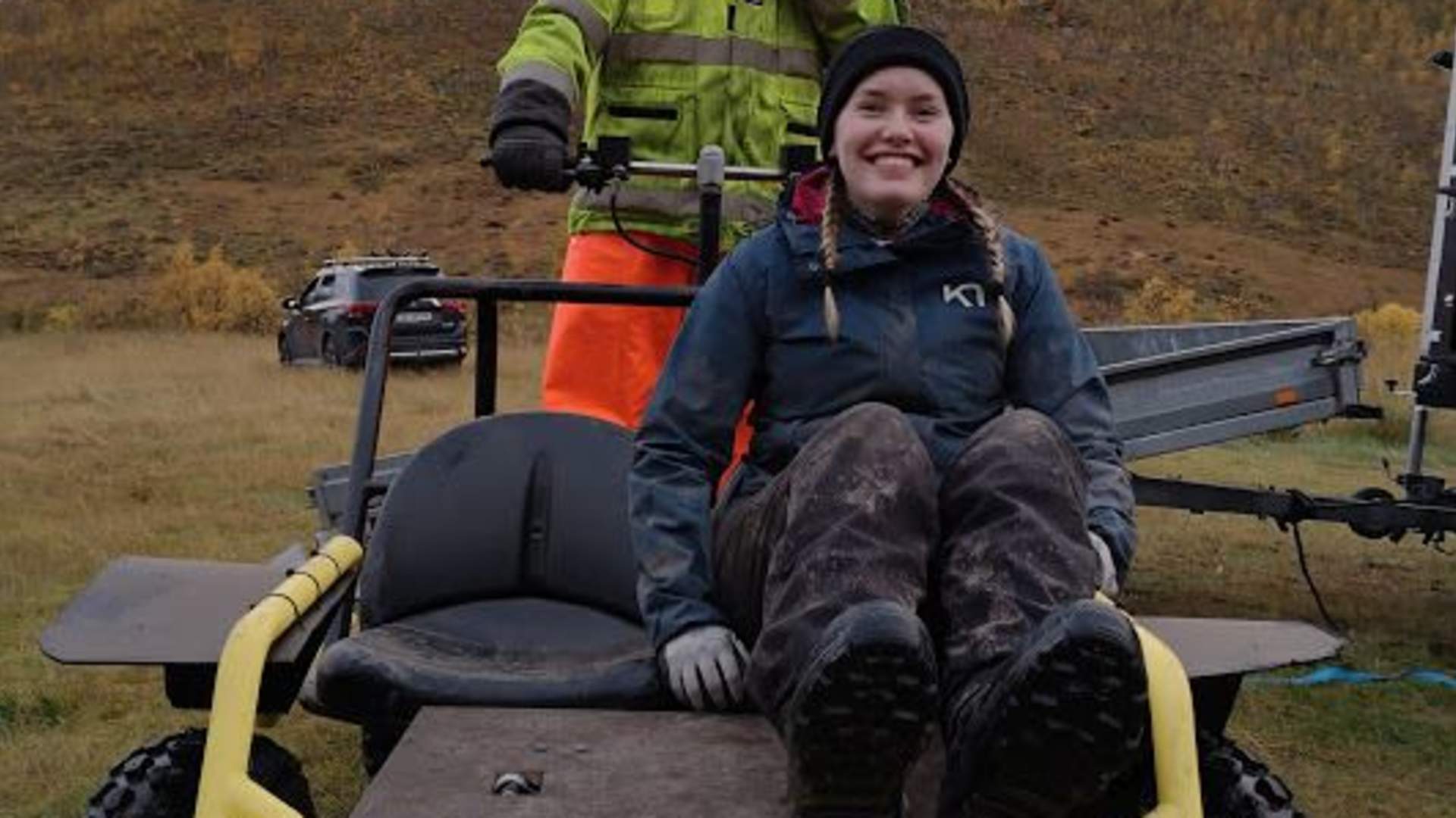 Dog sledding with wagons
