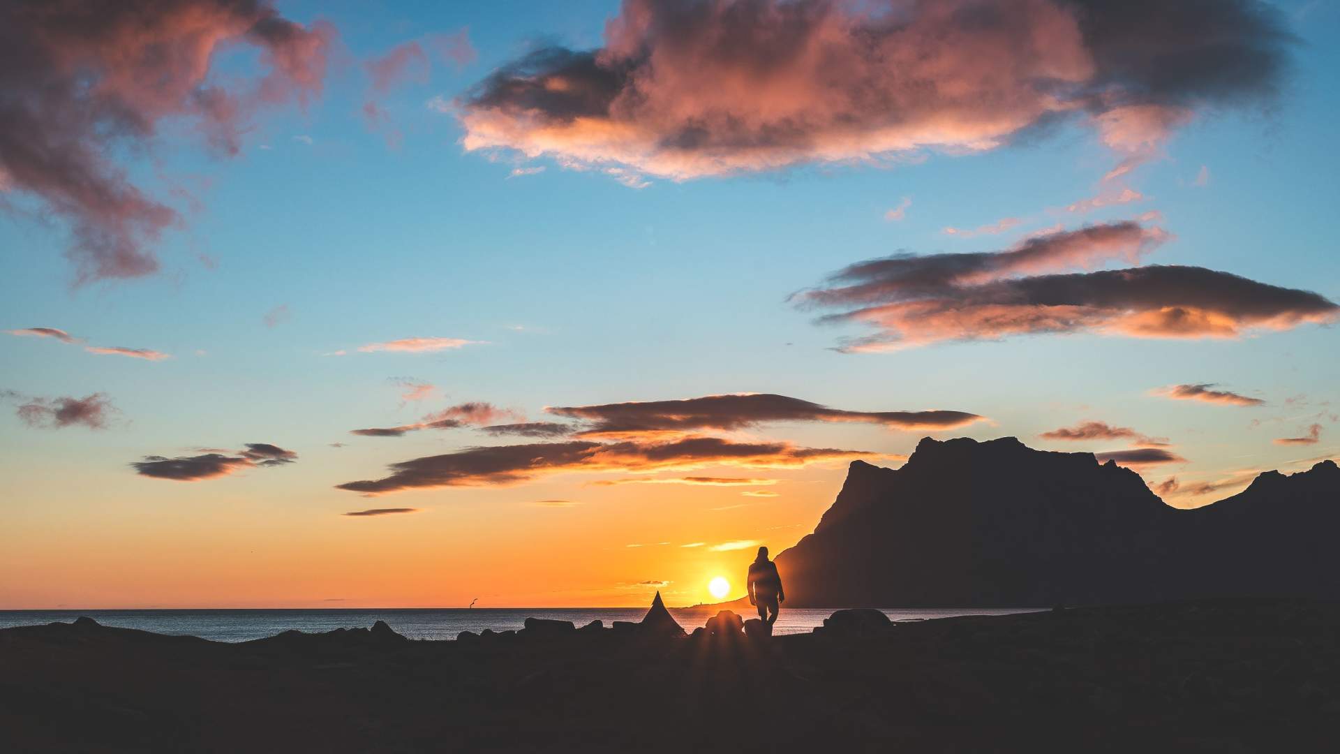 Night hike on Kvaløya
