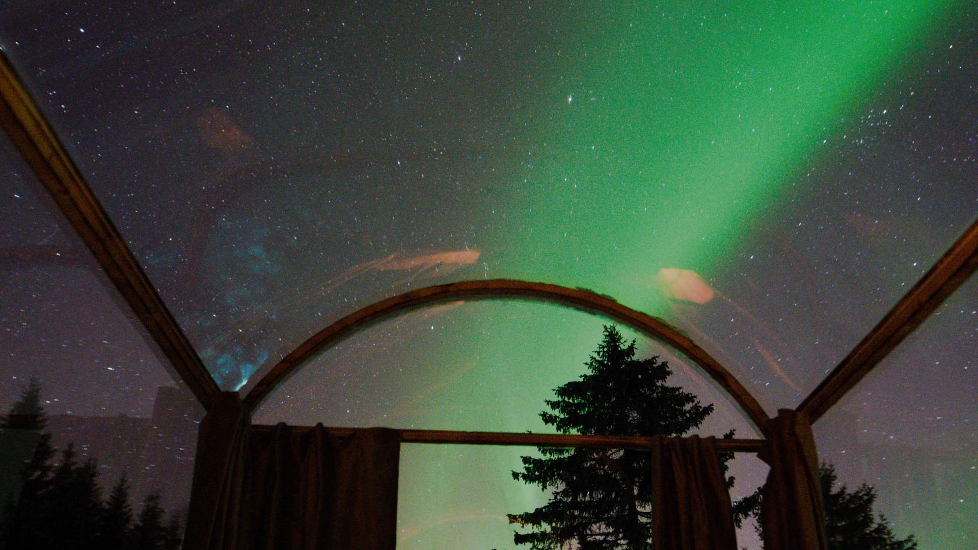 Nordlyshytta med aktiviteter og B&B