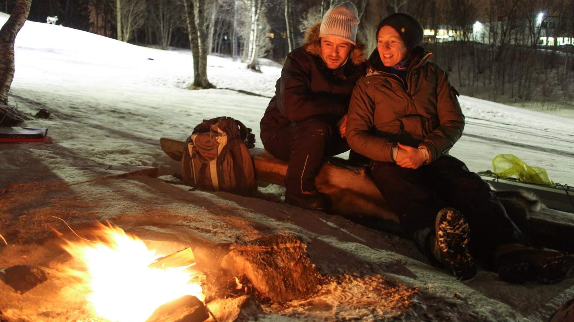 Guidet trugetur med bålkos
