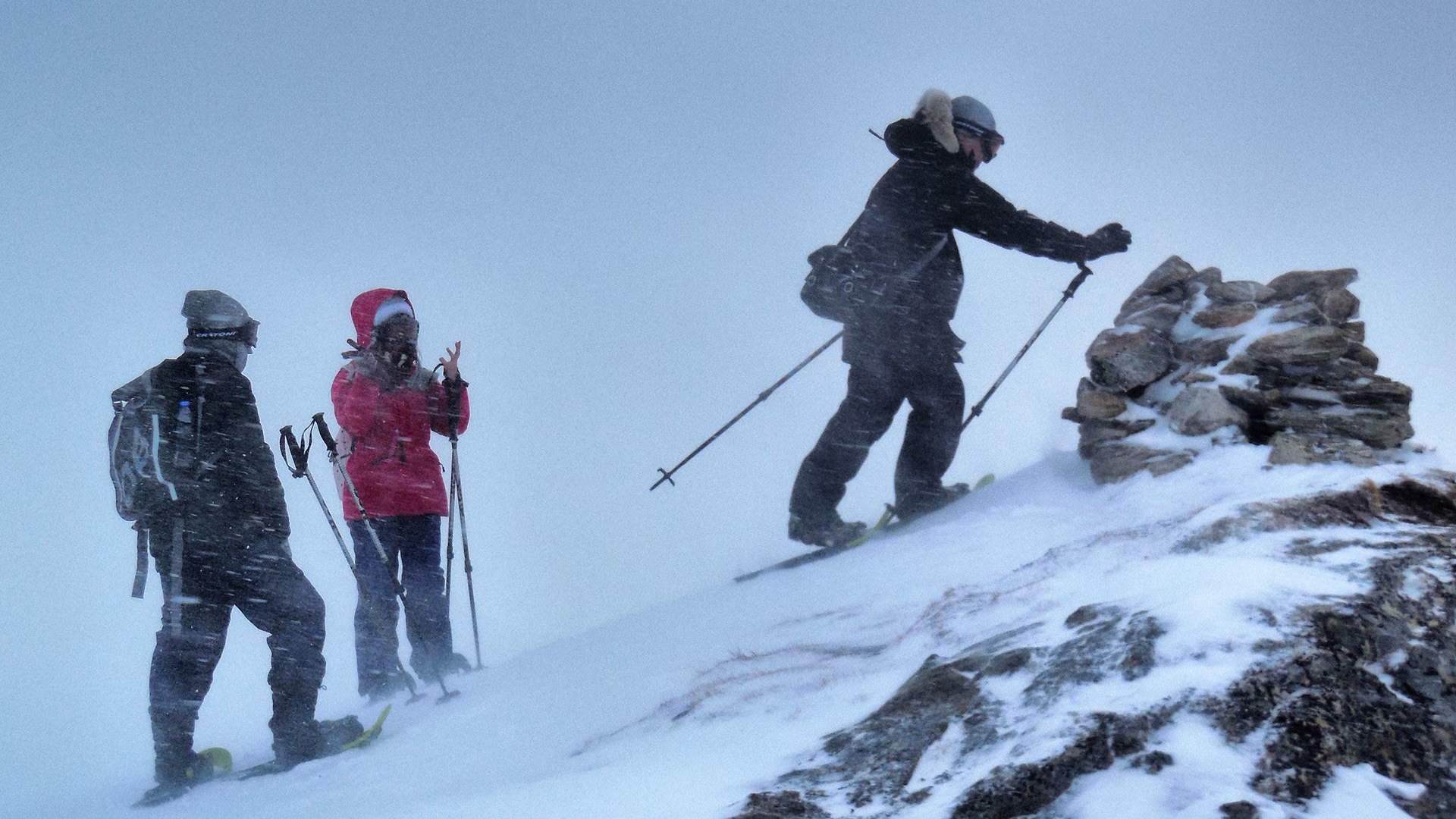 Guided snowshoe hill hike