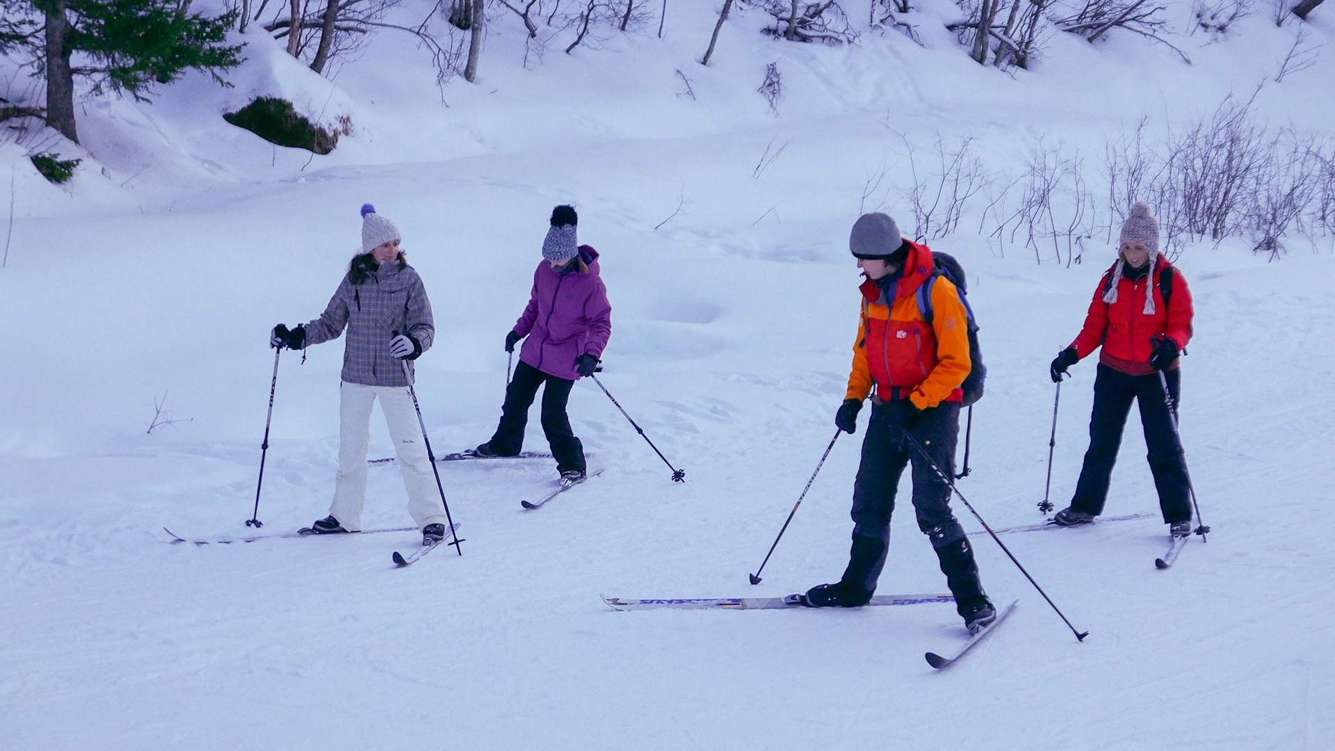 Guided cross country ski trip in Tromsø - beginner ski course