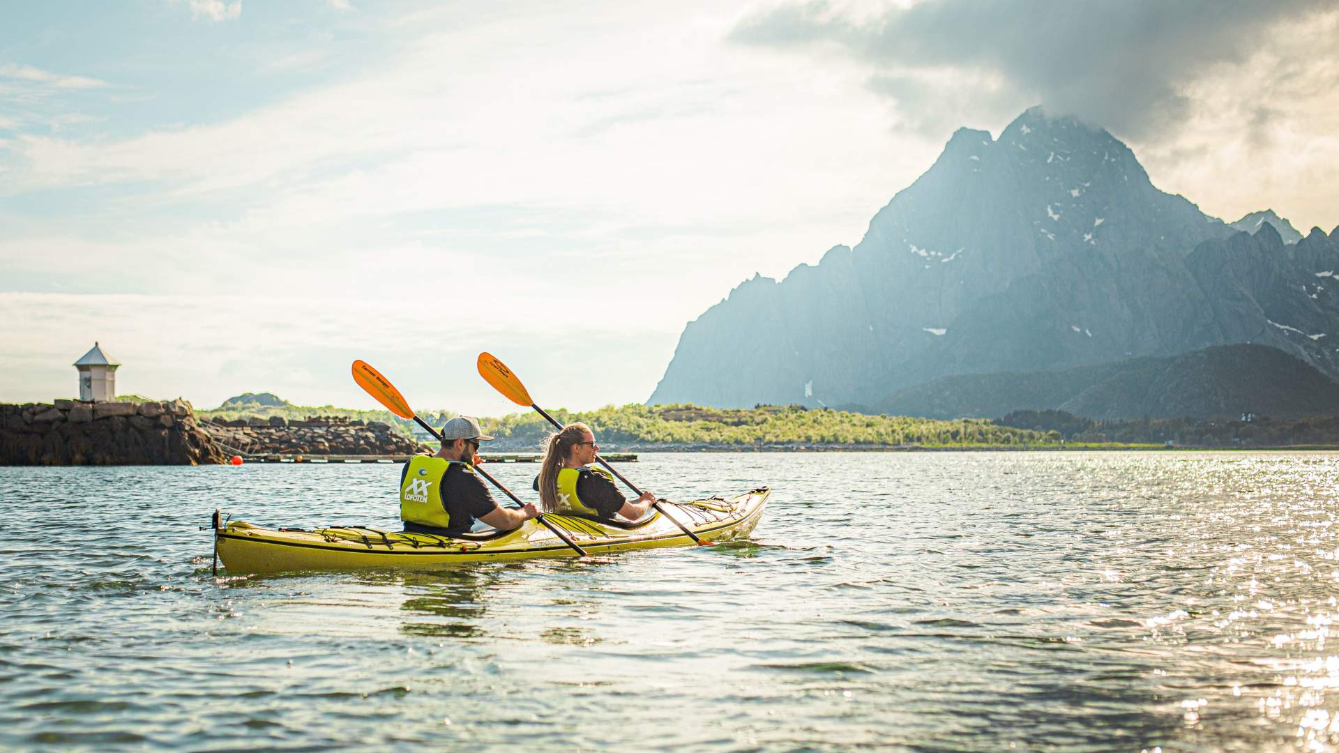 Natursafari i kajakk med XXLofoten