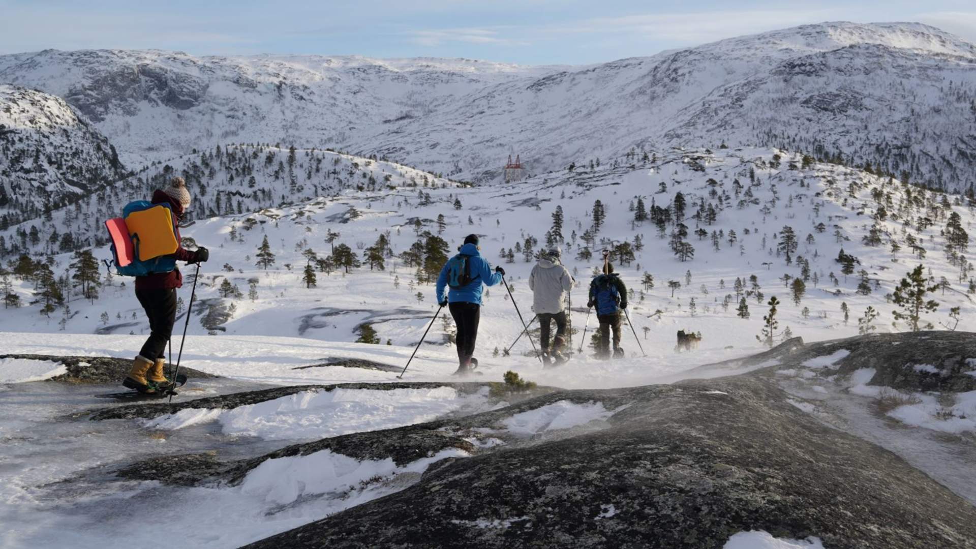 Trugetur langs fjorden + lunsj