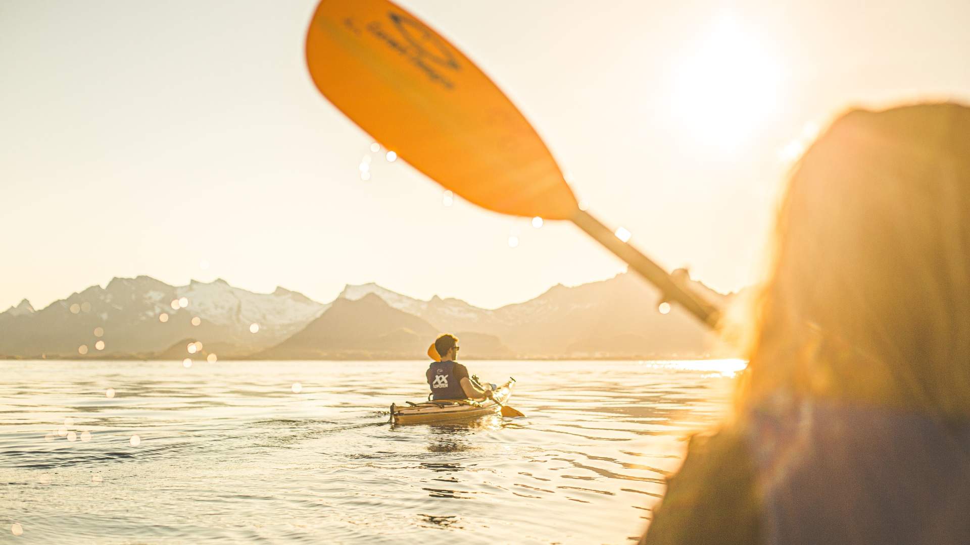 Evening kayaking from Svolvær
