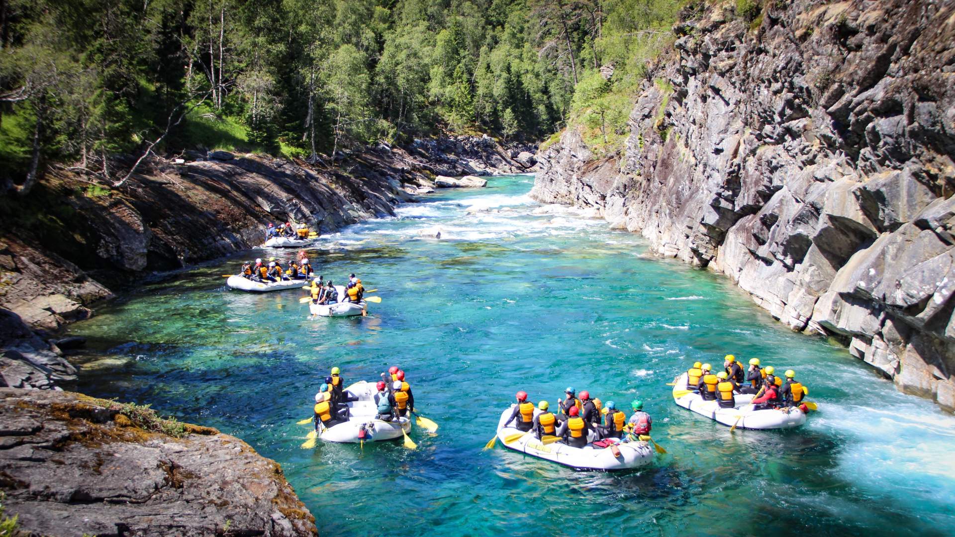 Rafting grad 4, med Voss Active