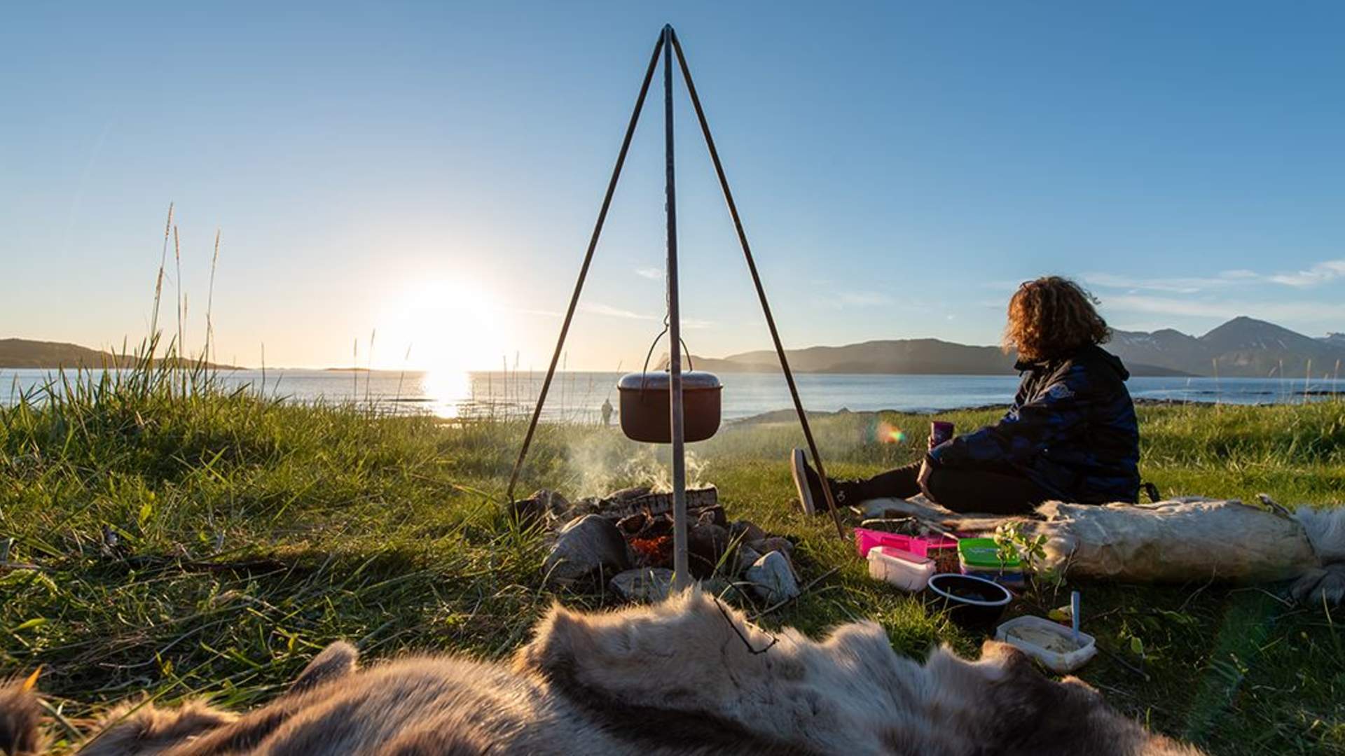 Summer Night Campfire