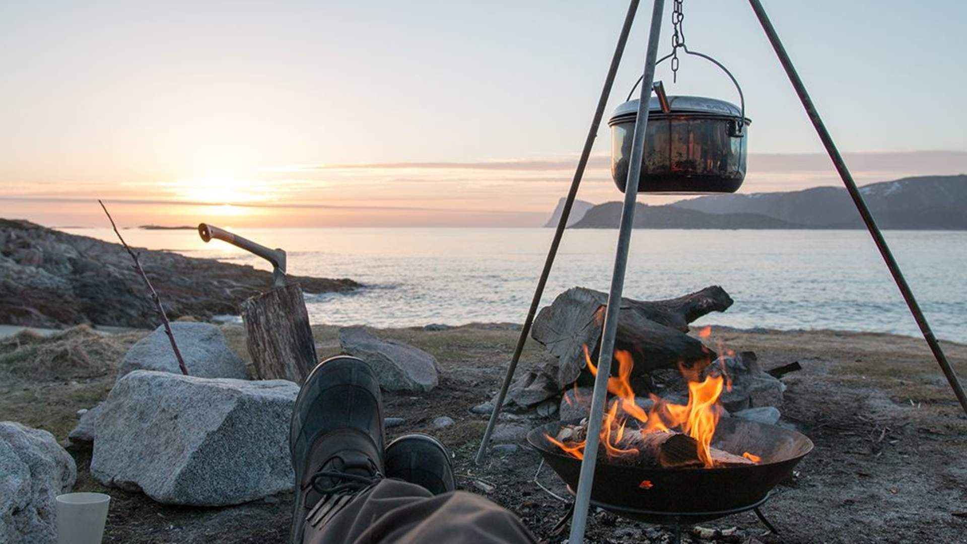 Summer Night Campfire