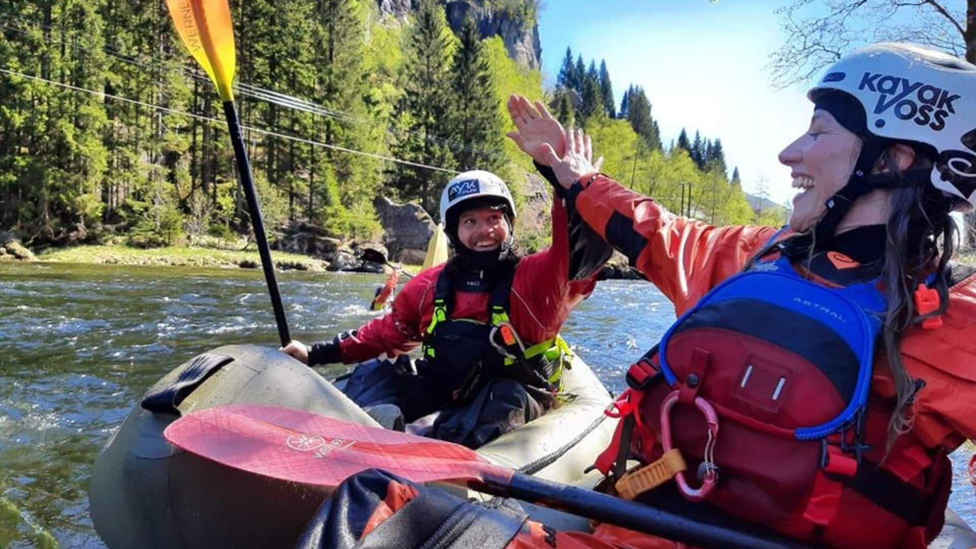 Full day packrafting with Kayak Voss