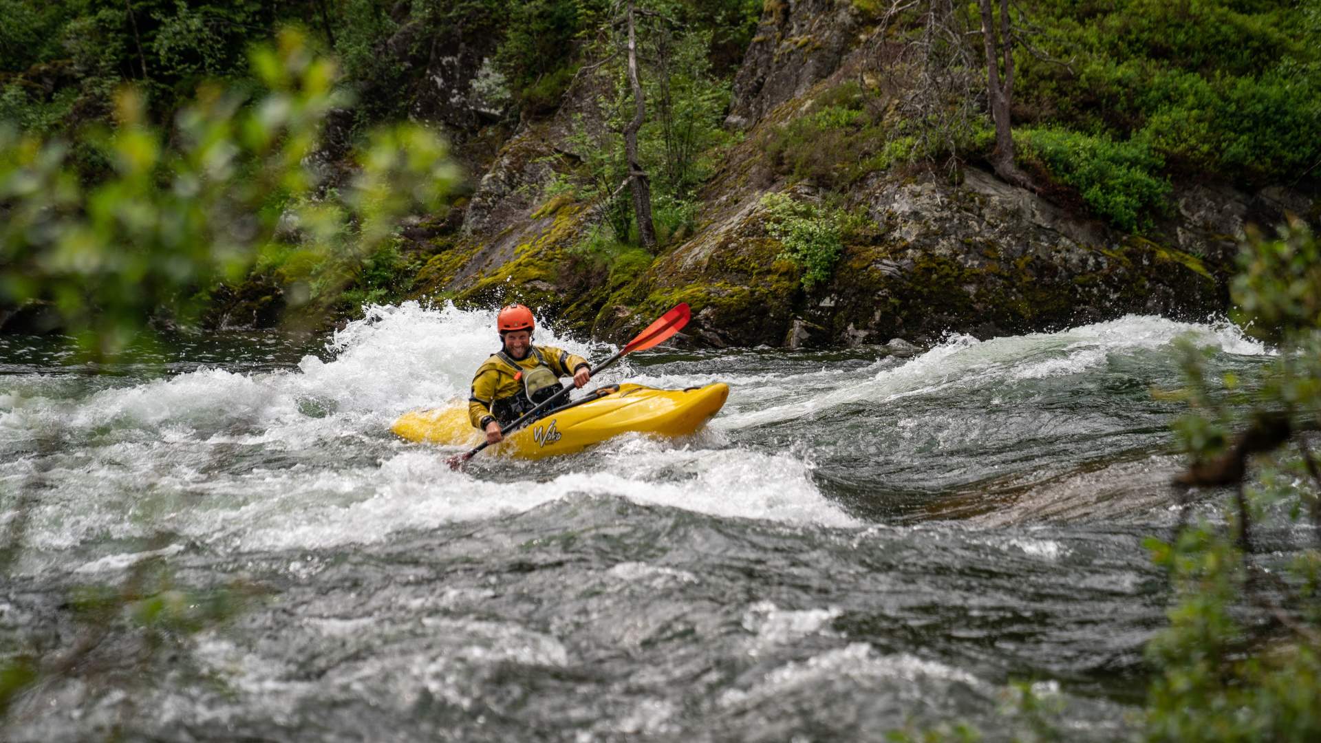River kayaking with Kayak Voss