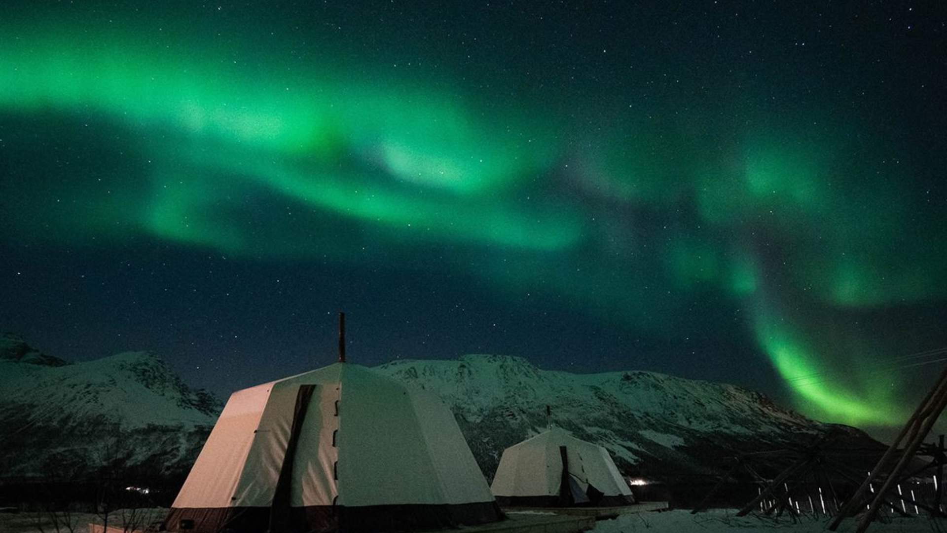 Overnight in Lavvu and Reindeer Feeding with Chance of Northern Lights