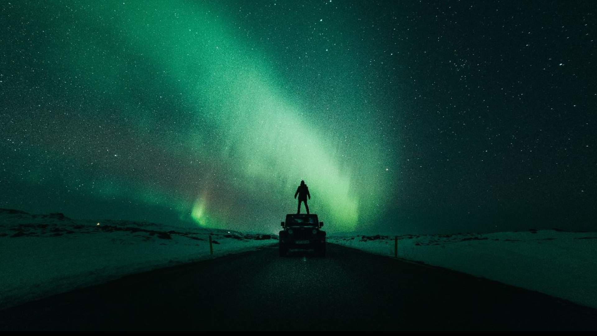 Nordlysopplevelse med bål
