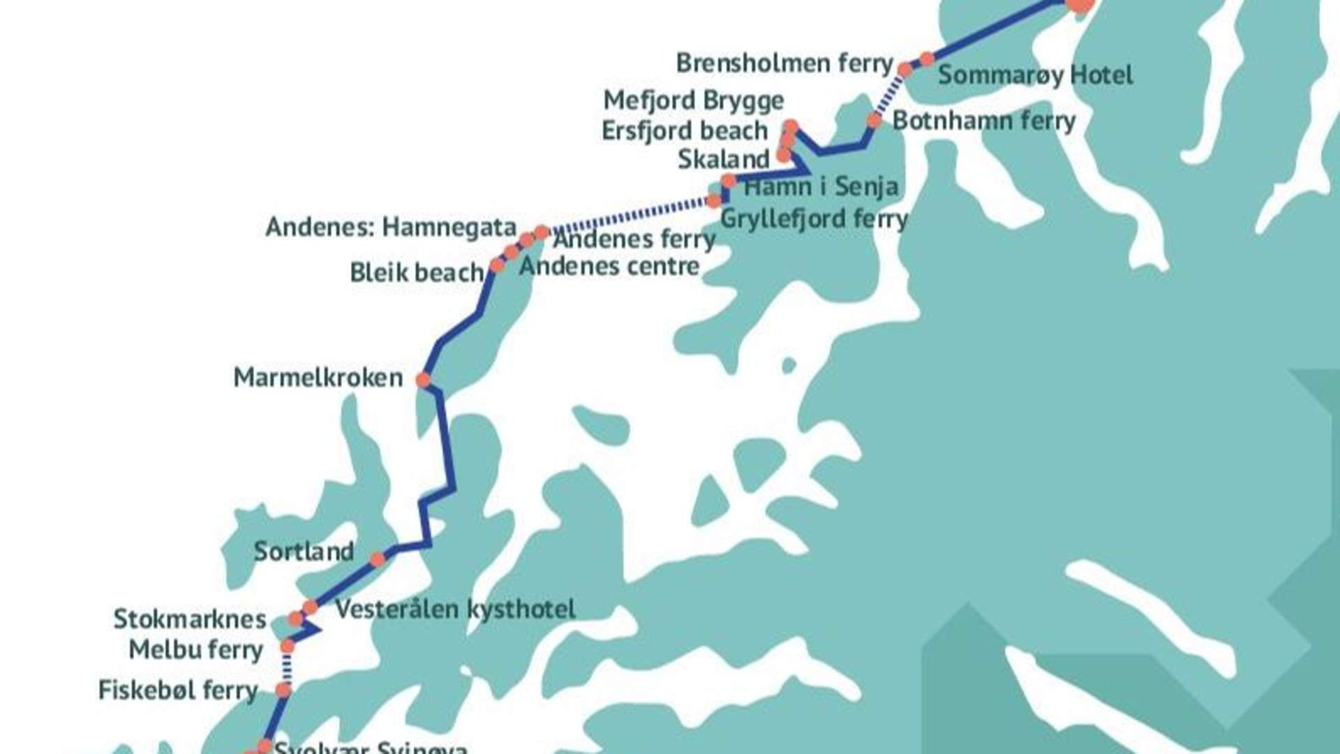 Arctic Route Tromsø - Senja - Vesterålen - Lofoten - Tromsø