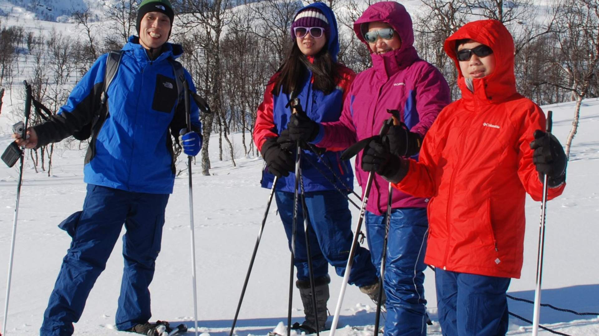 Guidet Nordlystur på truger