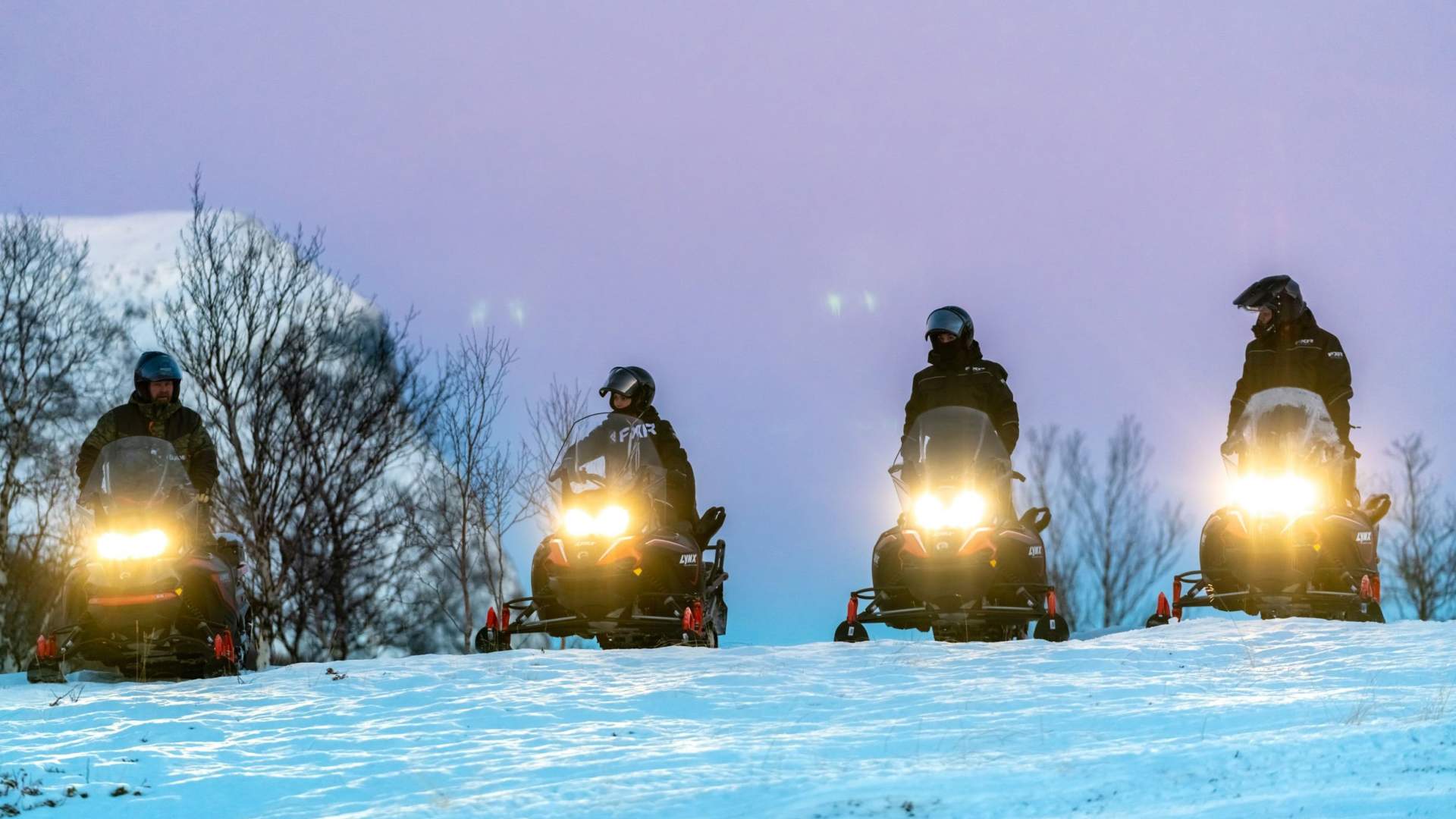 Snøscooter kveldstur - Ekskludert transport