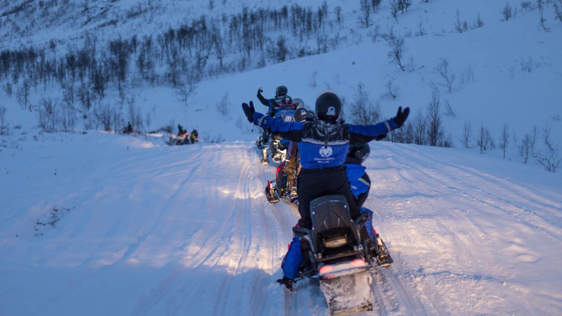 Snøscooter kveldstur - Ekskludert transport