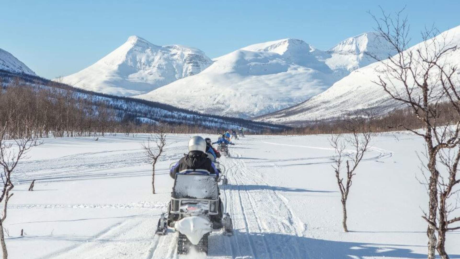 Snøscooter ettermiddagstur - Inkludert transport