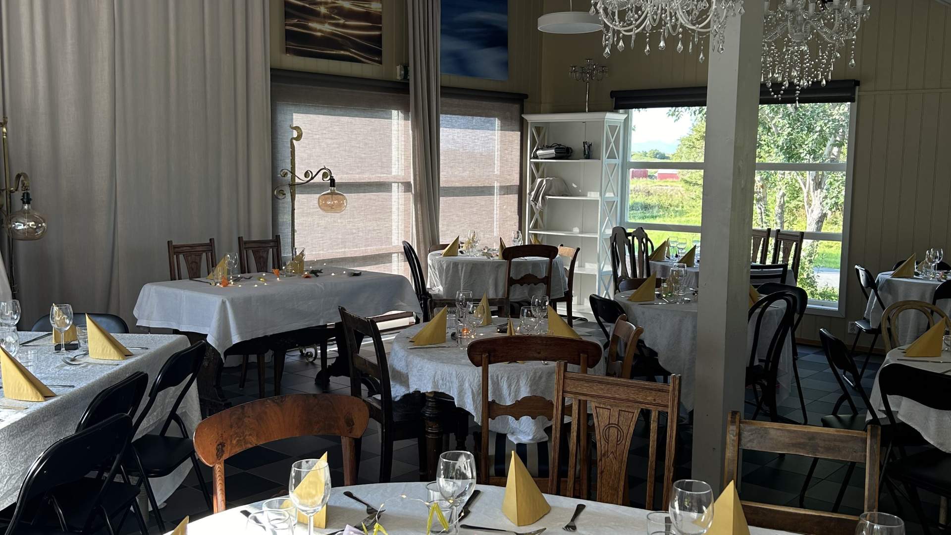 Fyrverket kafé på Tranøy