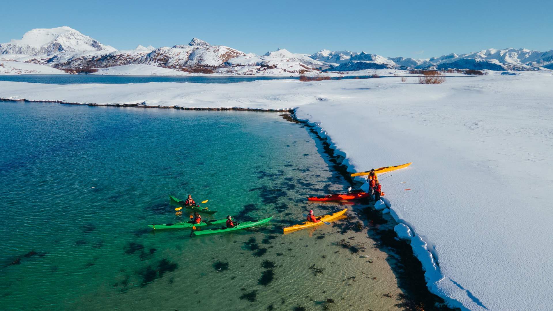Kayaking on the Helgeland coast &#8211; Head for the kayaking paradise: STØTT