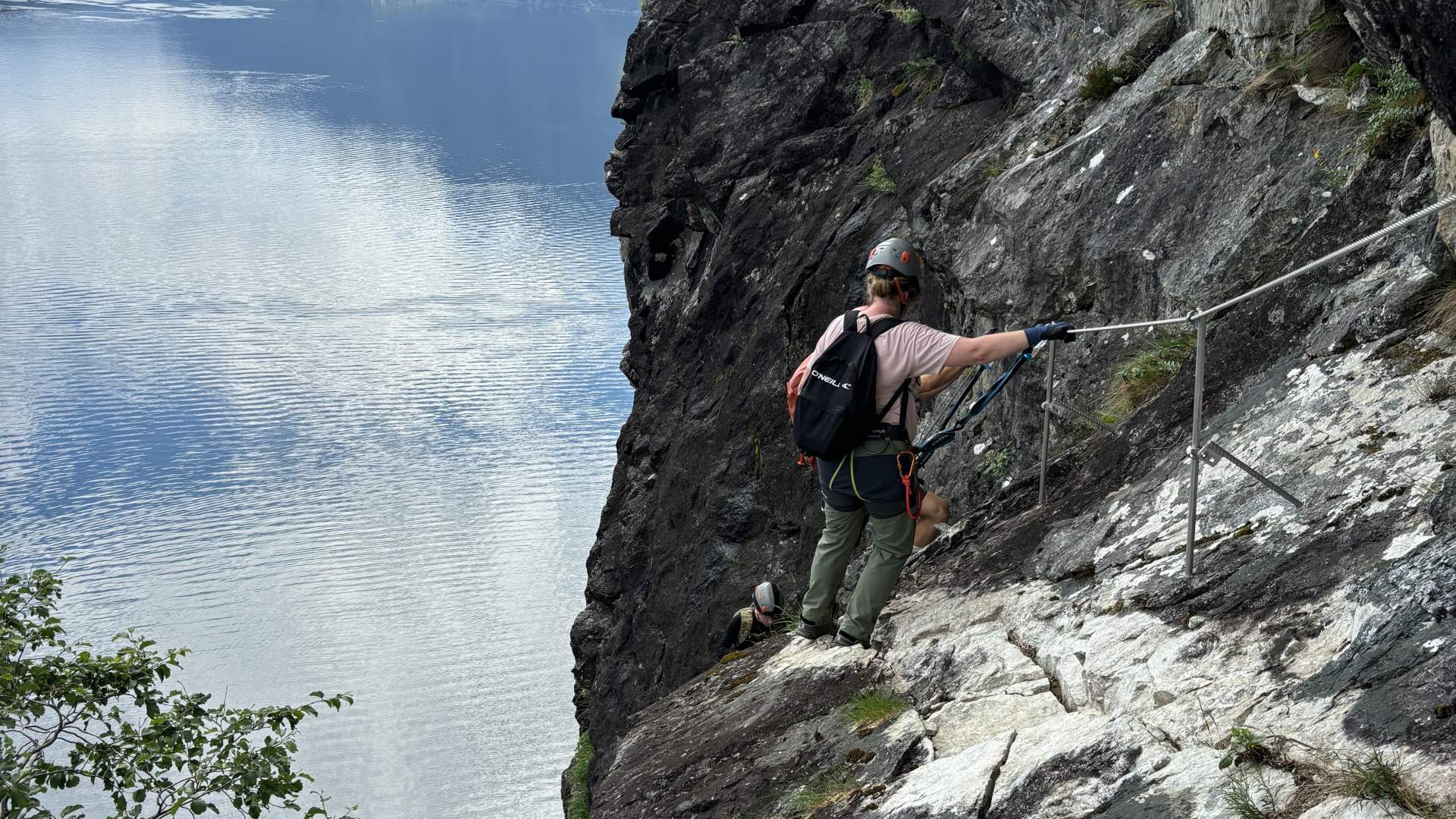 Hornelen Via Ferrata (Wall of witches light)