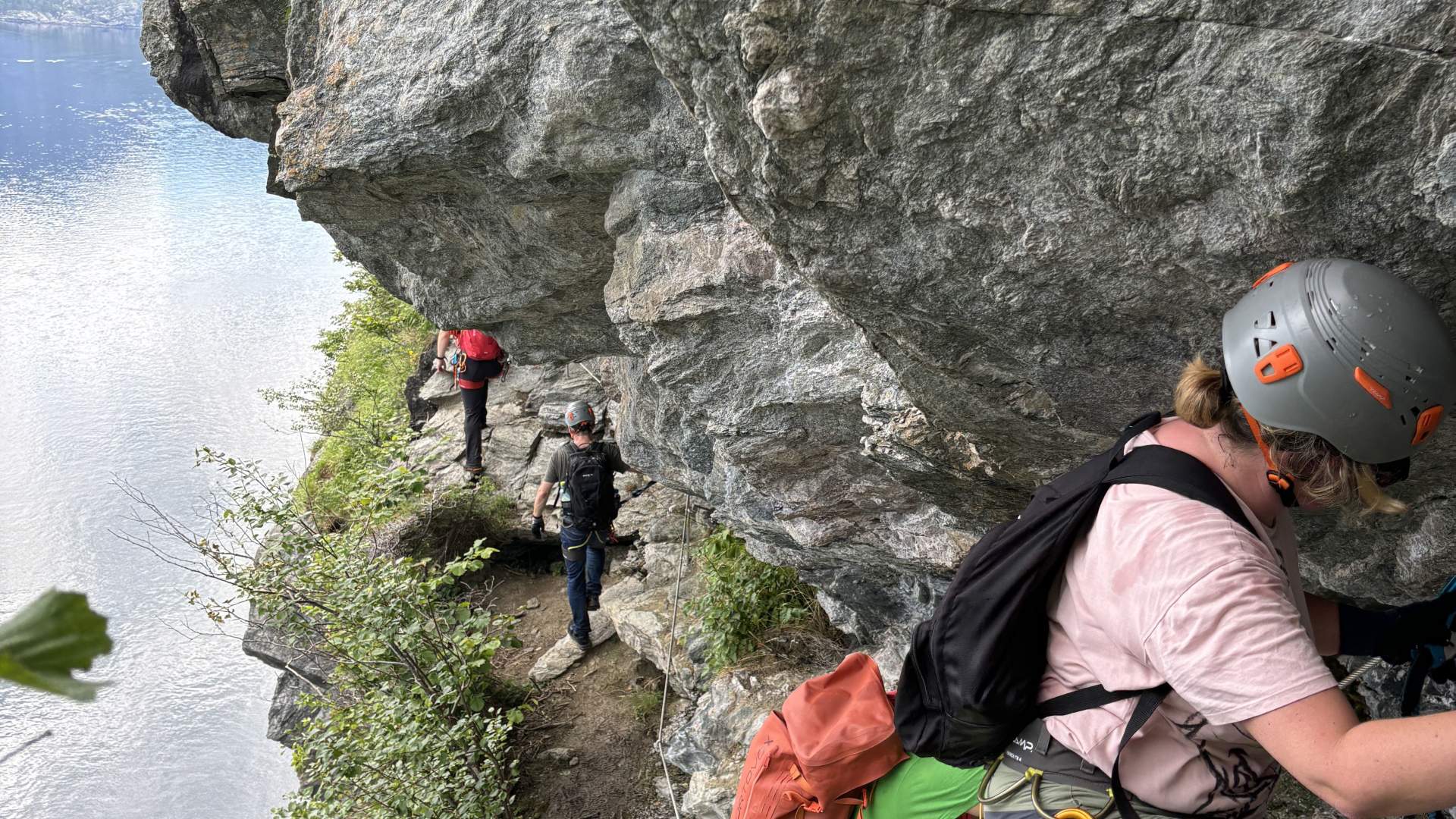 Hornelen Via Ferrata (Wall of witches light)