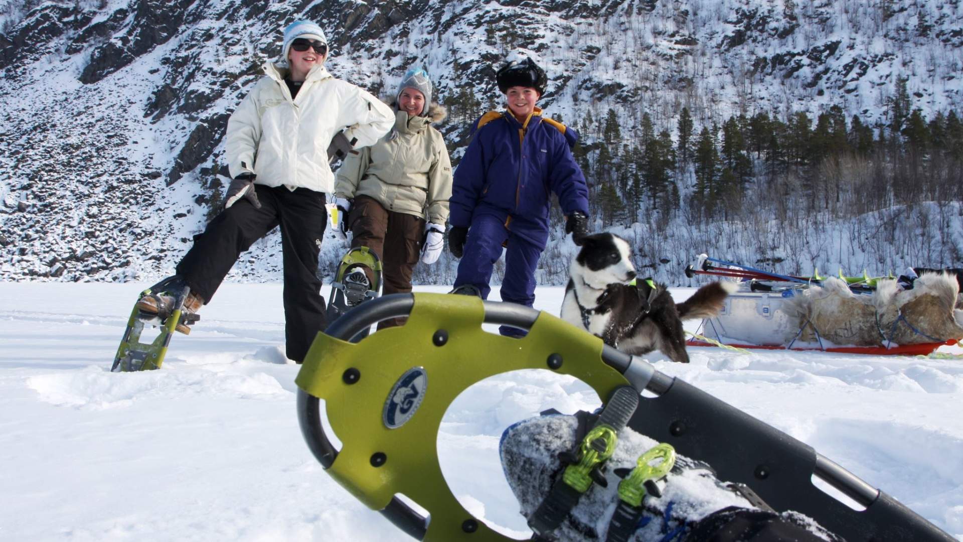 Rental of snowshoes