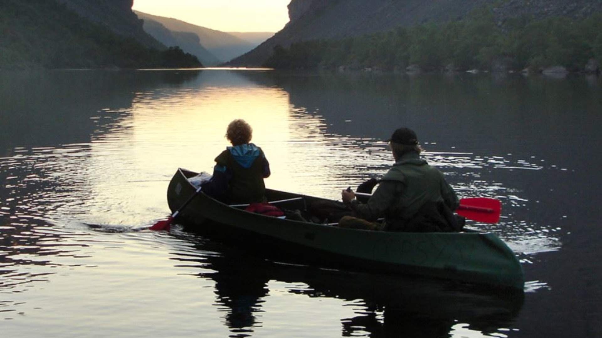 Two-day canoe trip on the Alta River