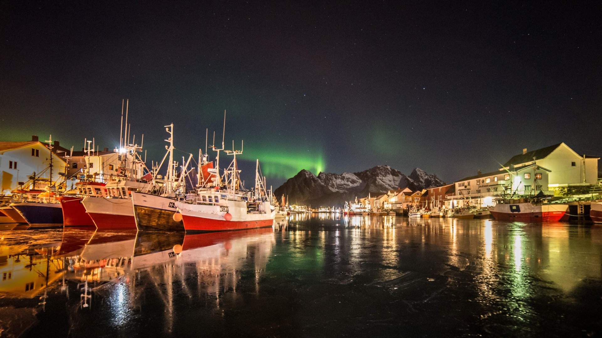 Nordlysjakt i Lofoten
