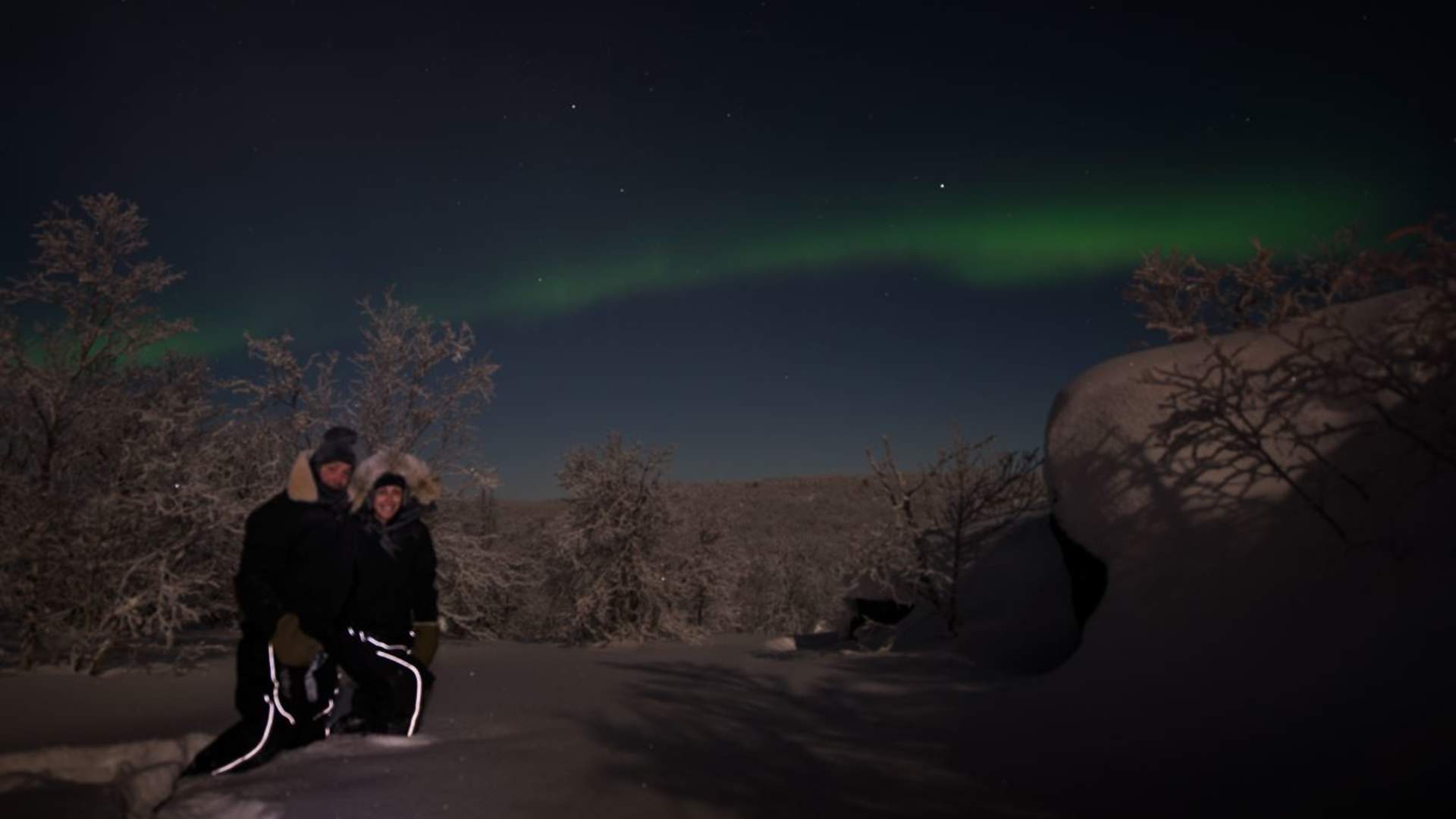 Northern light safari