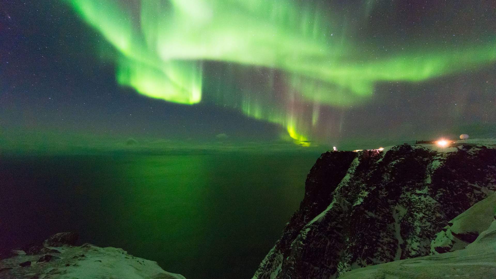 Adventure to the North Cape by Night and Hunt for the Aurora Borealis