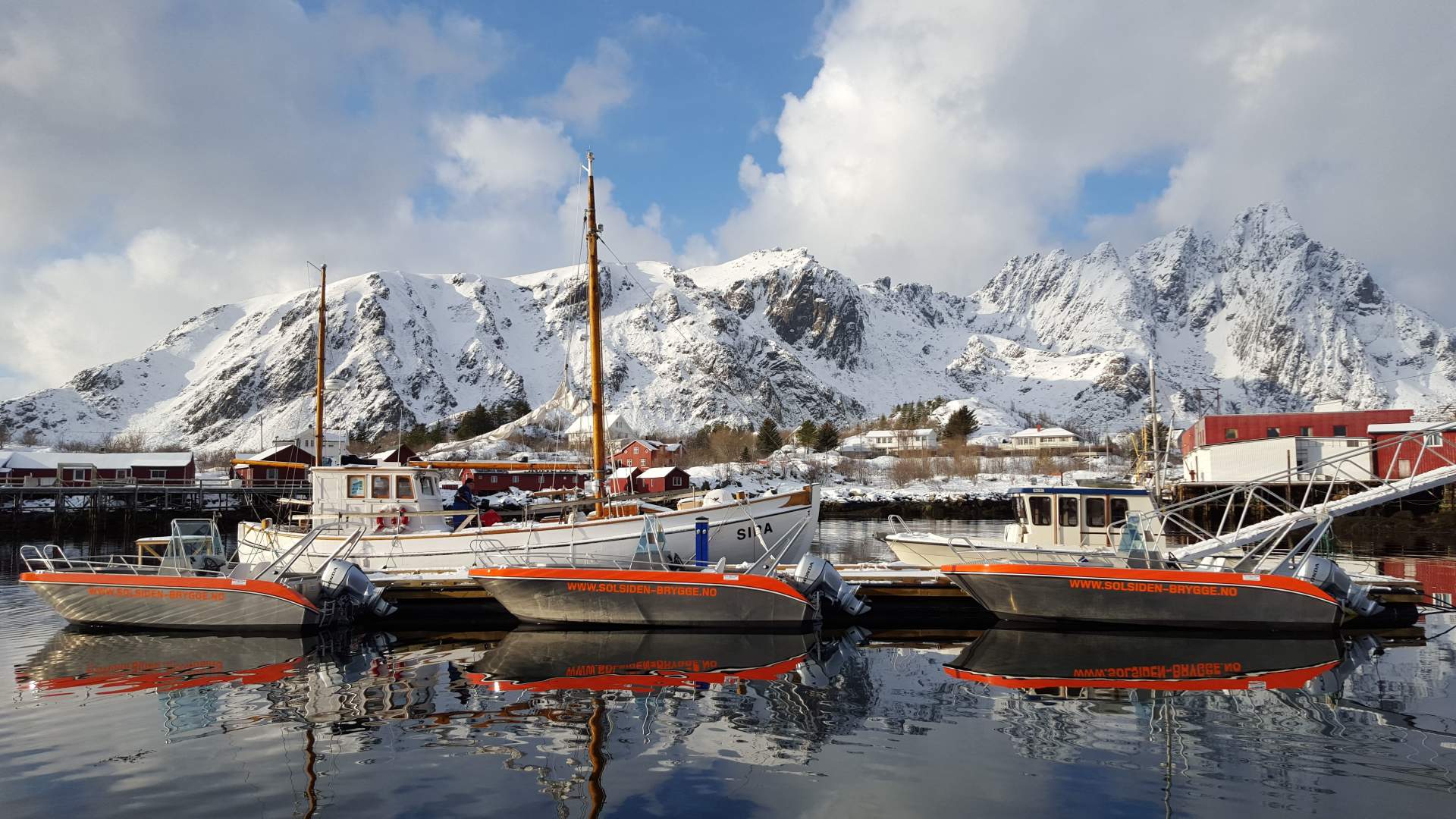 Utleie av båter ved Solsiden Brygge