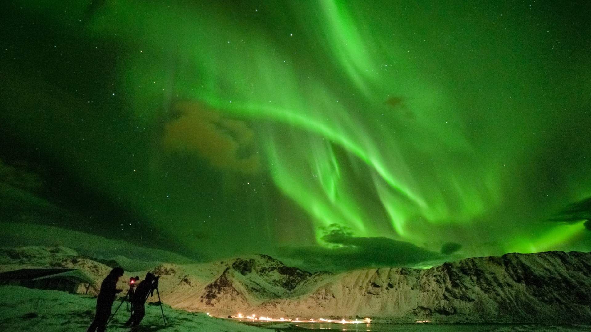 Northern lights photo workshop and hunt - Reine Rorbuer