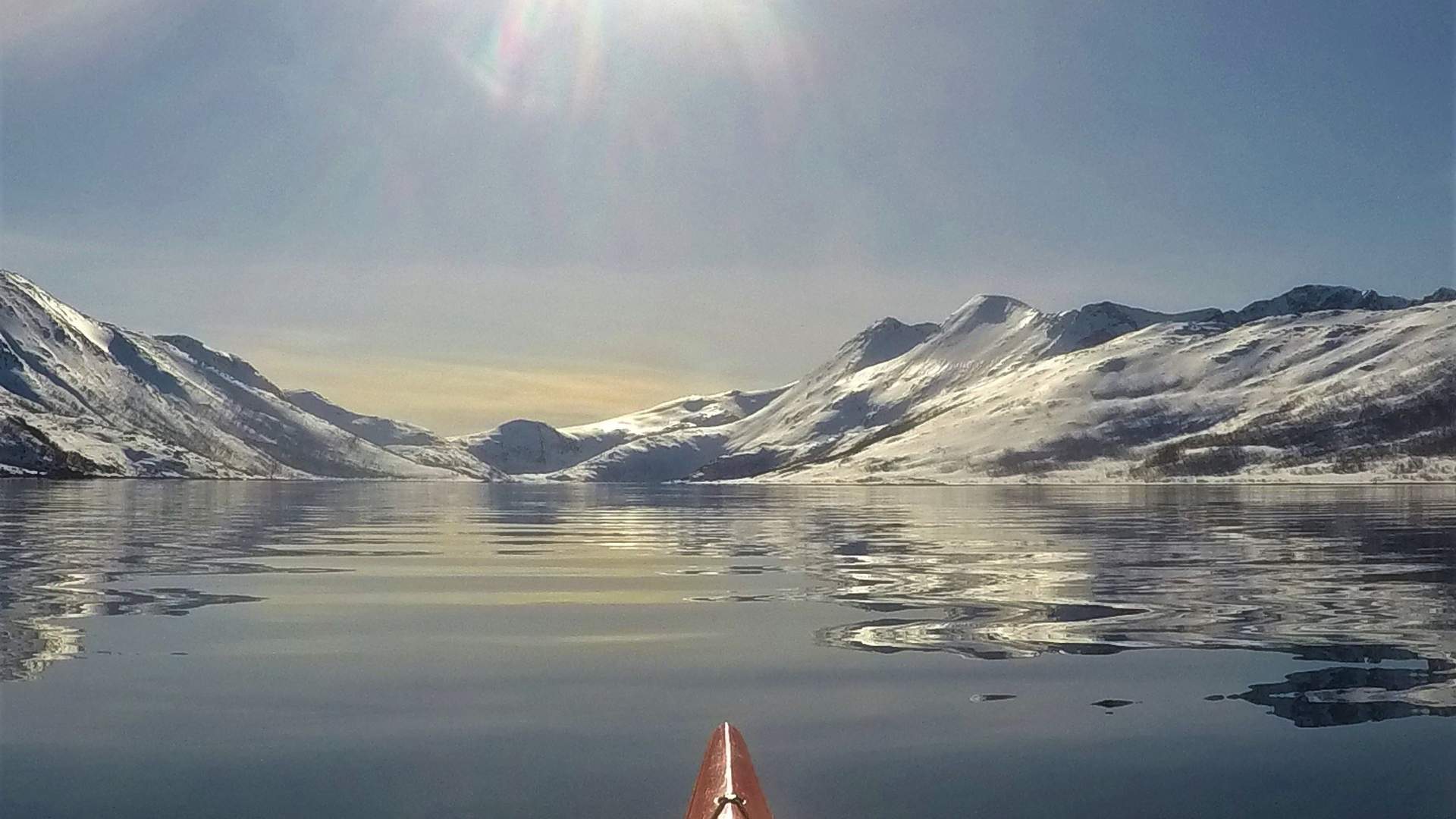Private three days Arctic Camp with winter kayaking - all inclusive