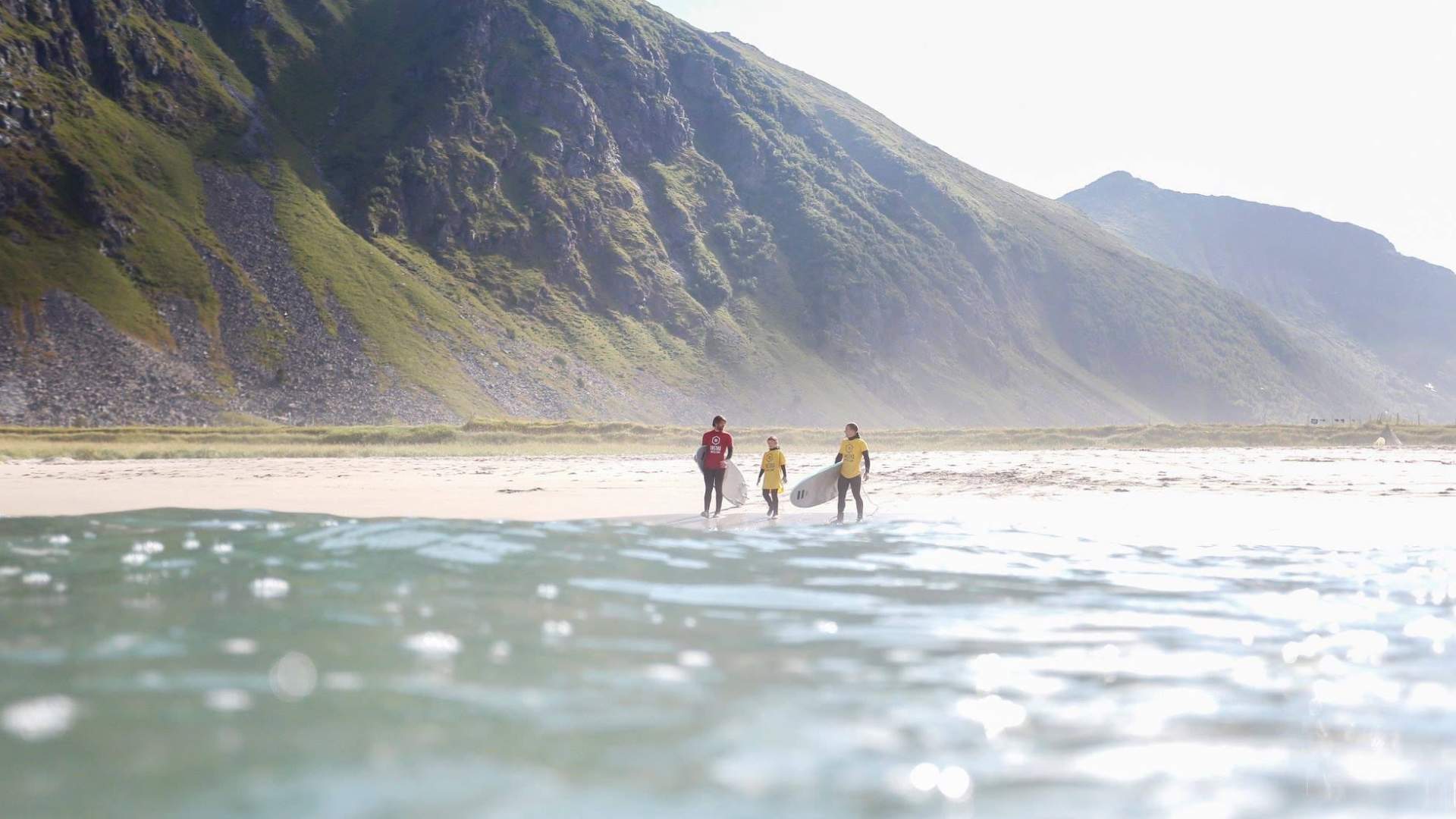 Beginner Surf Lesson with Professional Photographer - Unstad Arctic Surf