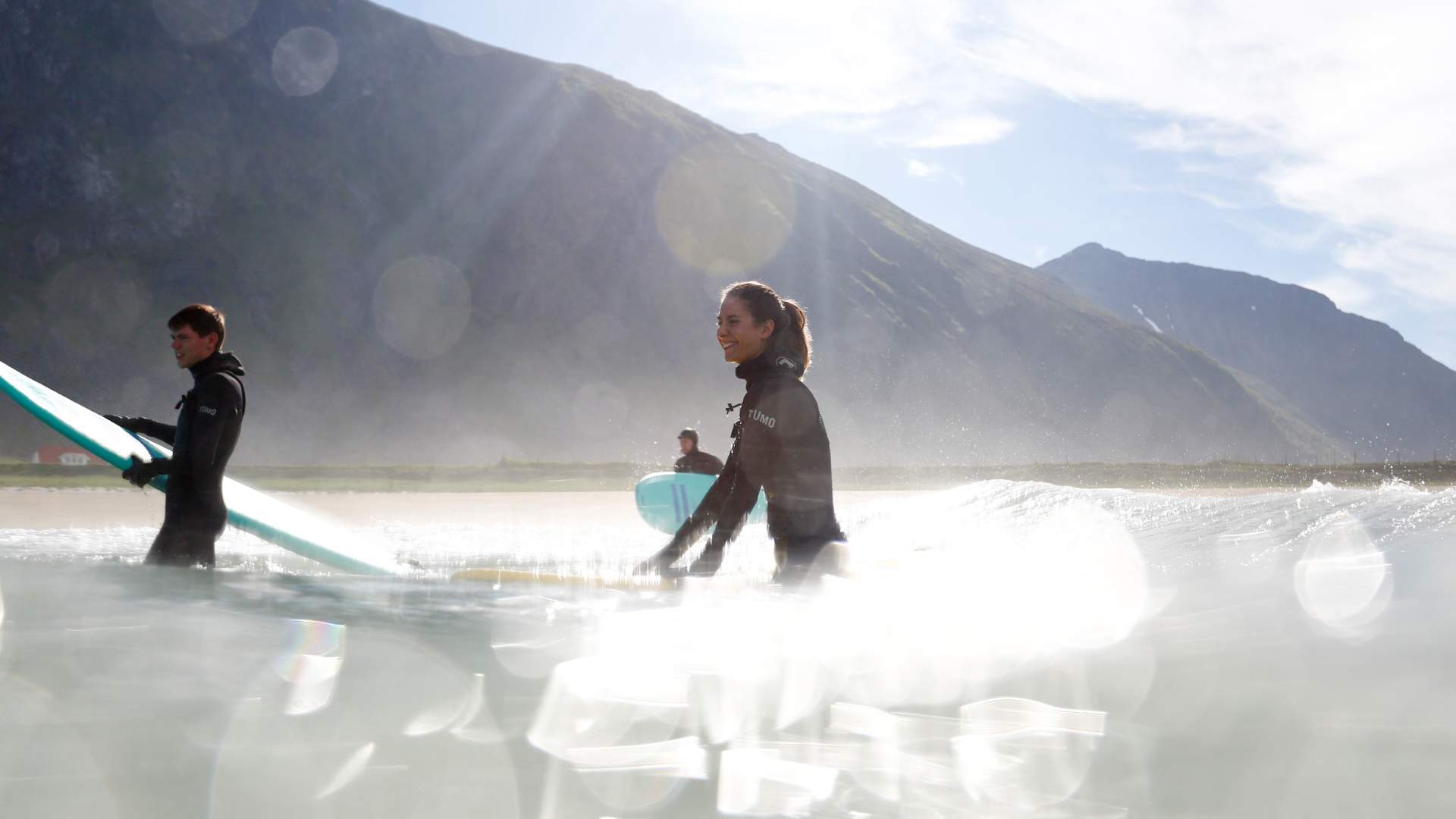 Beginner Surf Lesson with Professional Photographer - Unstad Arctic Surf