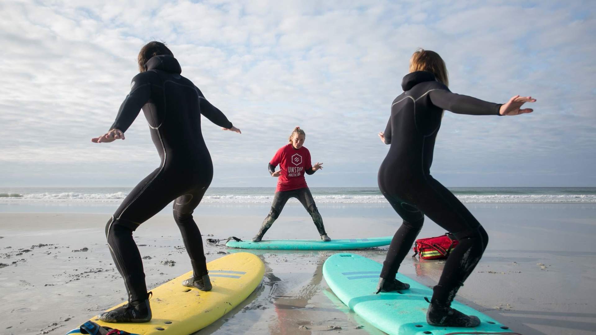 Beginner Surf Lesson - Unstad Arctic Surf