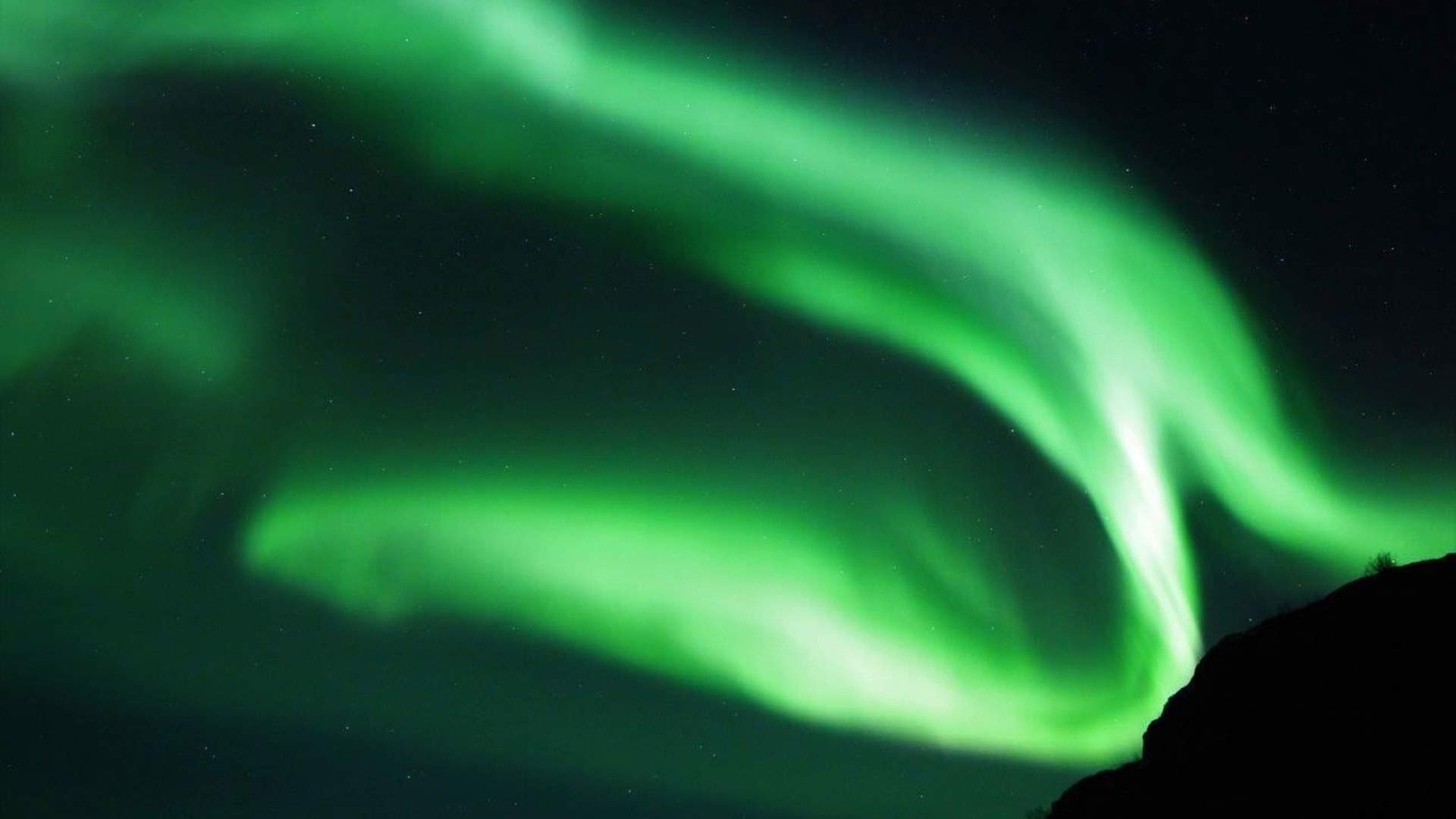 Nordlyset danser