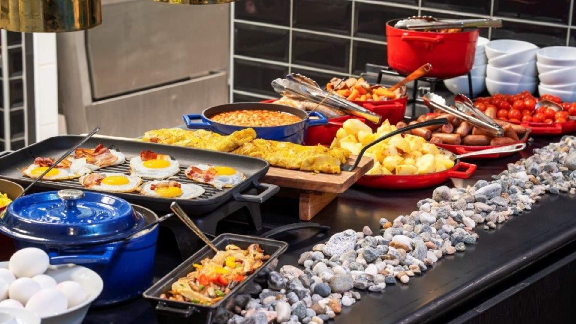 Frokost varmmatbuffet