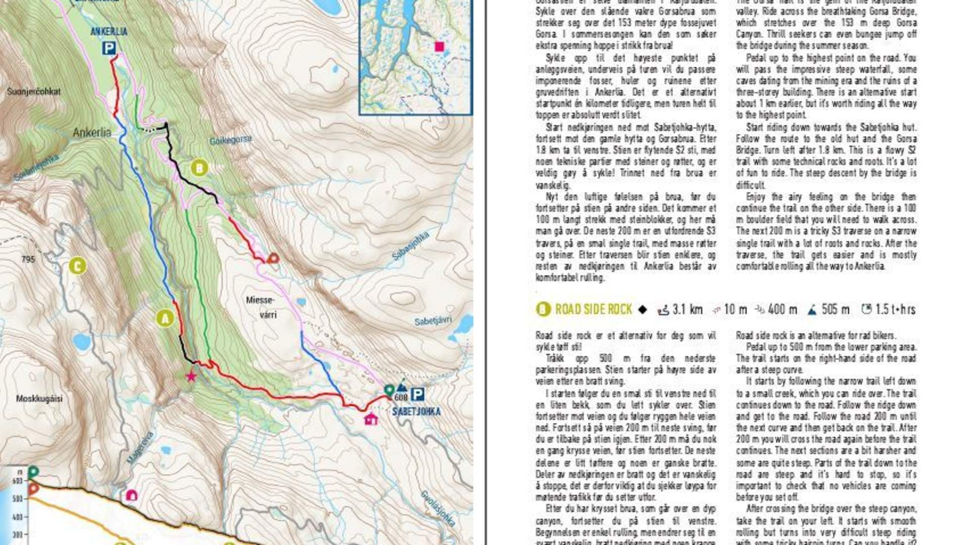 Stisykkelbrosjyre - Lyngenfjordregionen