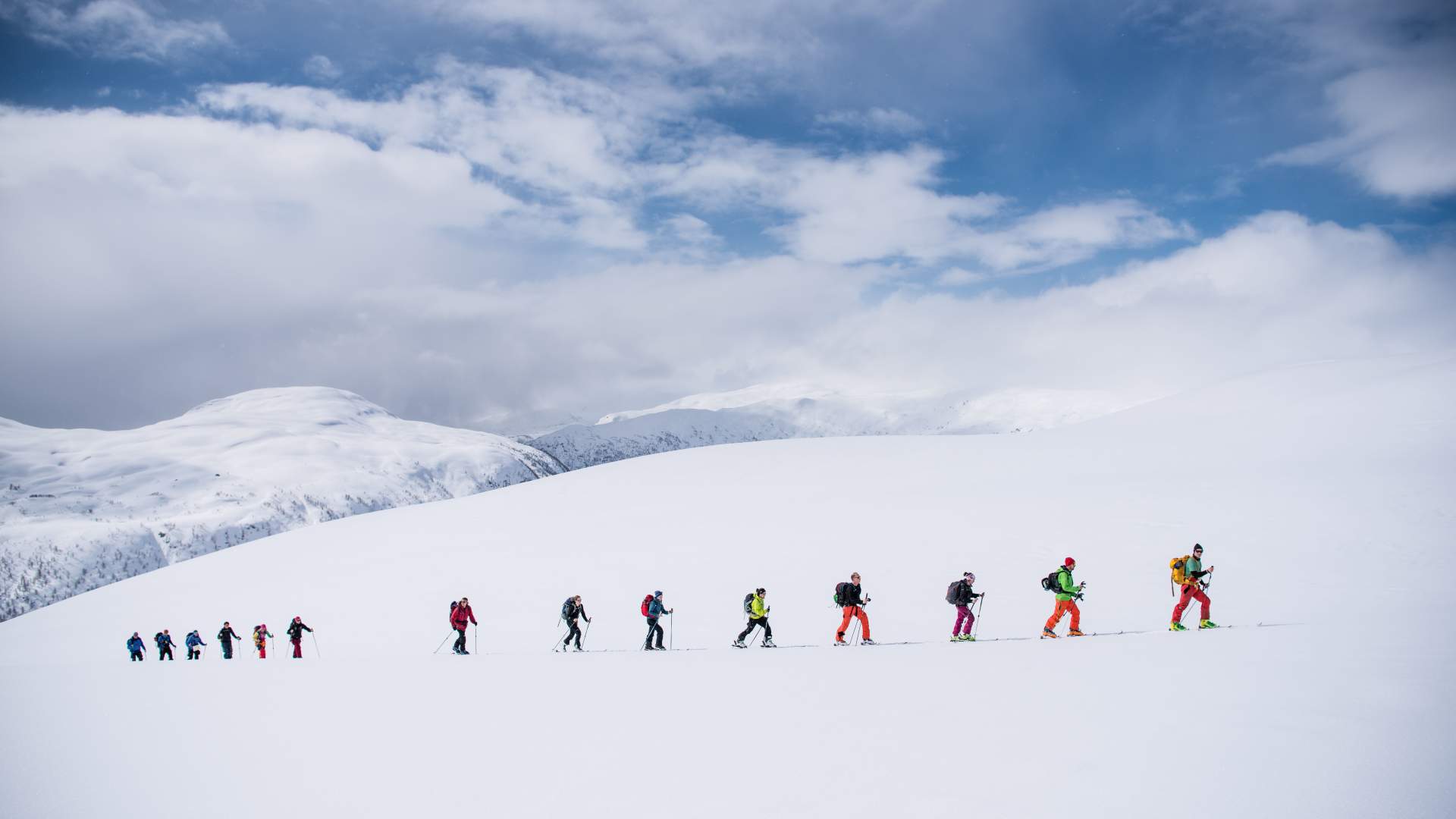 Myrkdalen Mountain Resort walk line