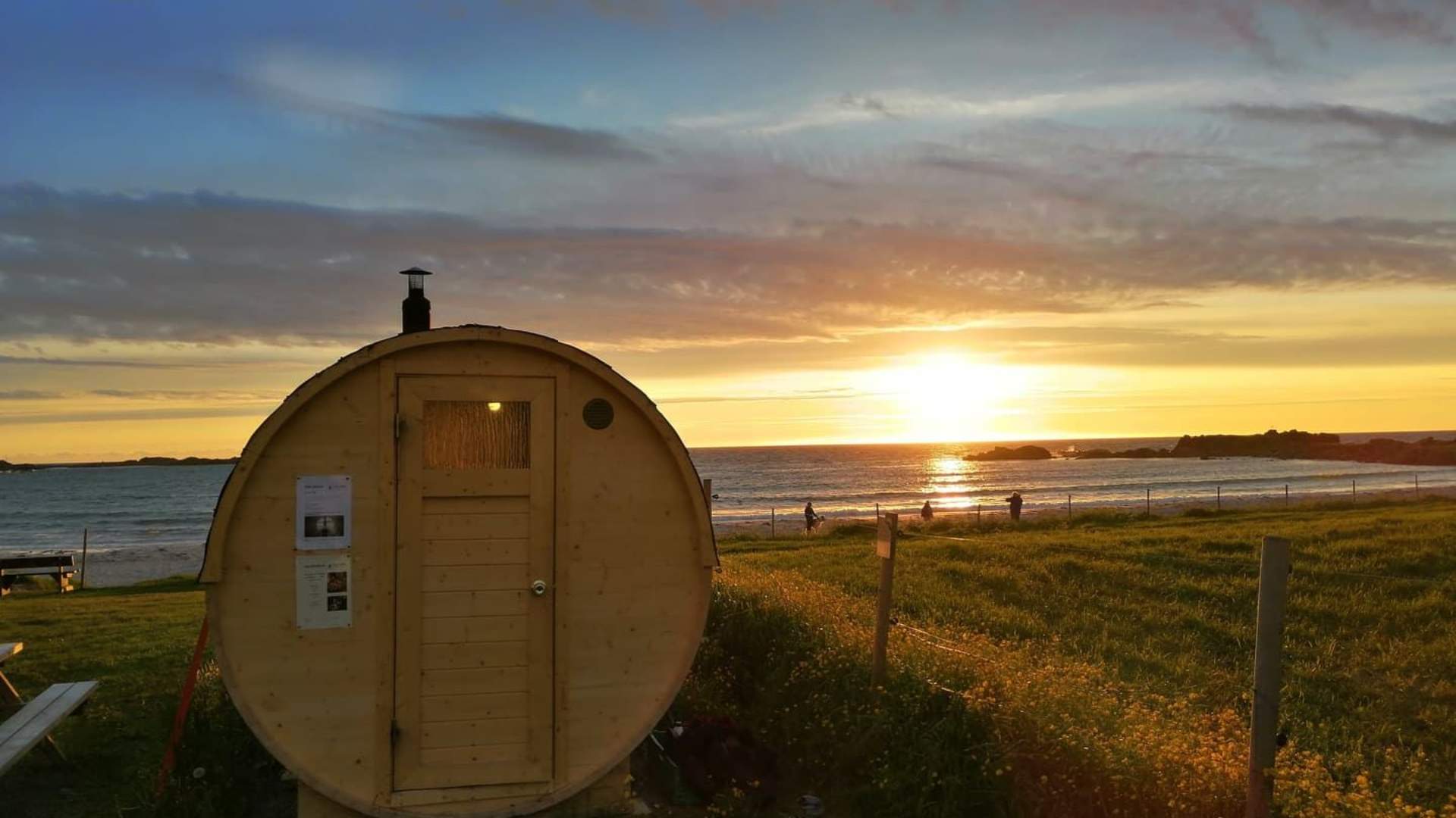 Hov Sauna - under the Midnight Sun