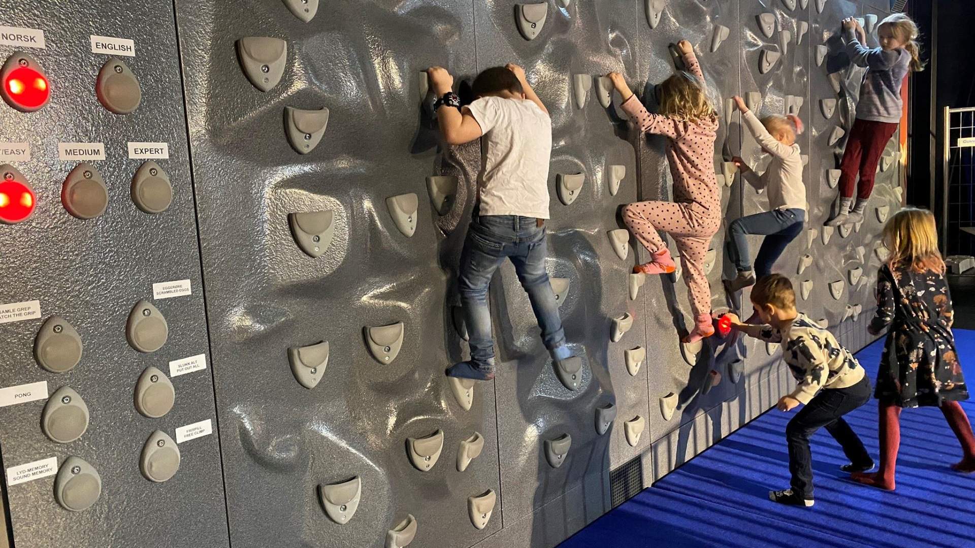 Andøya Space Center climbing wall
