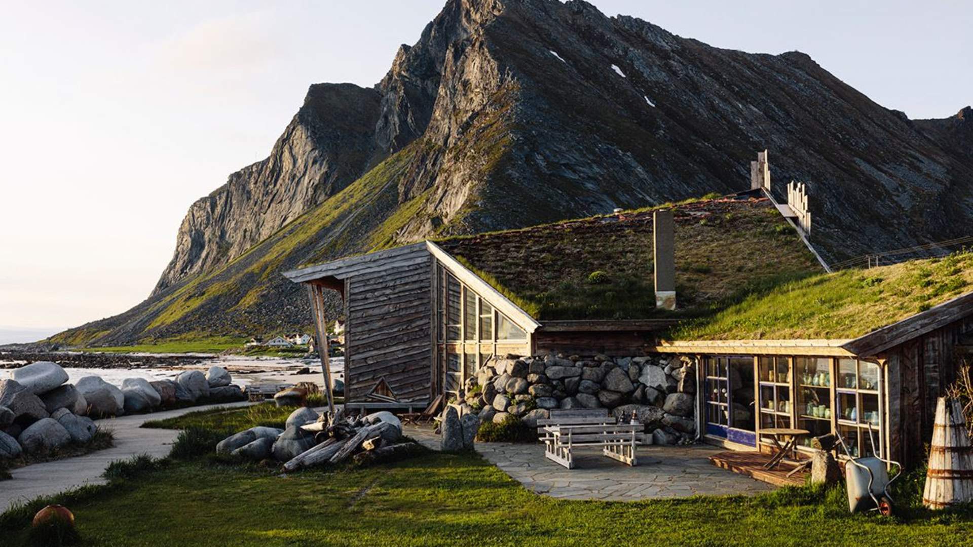 Glasshytta på Vikten