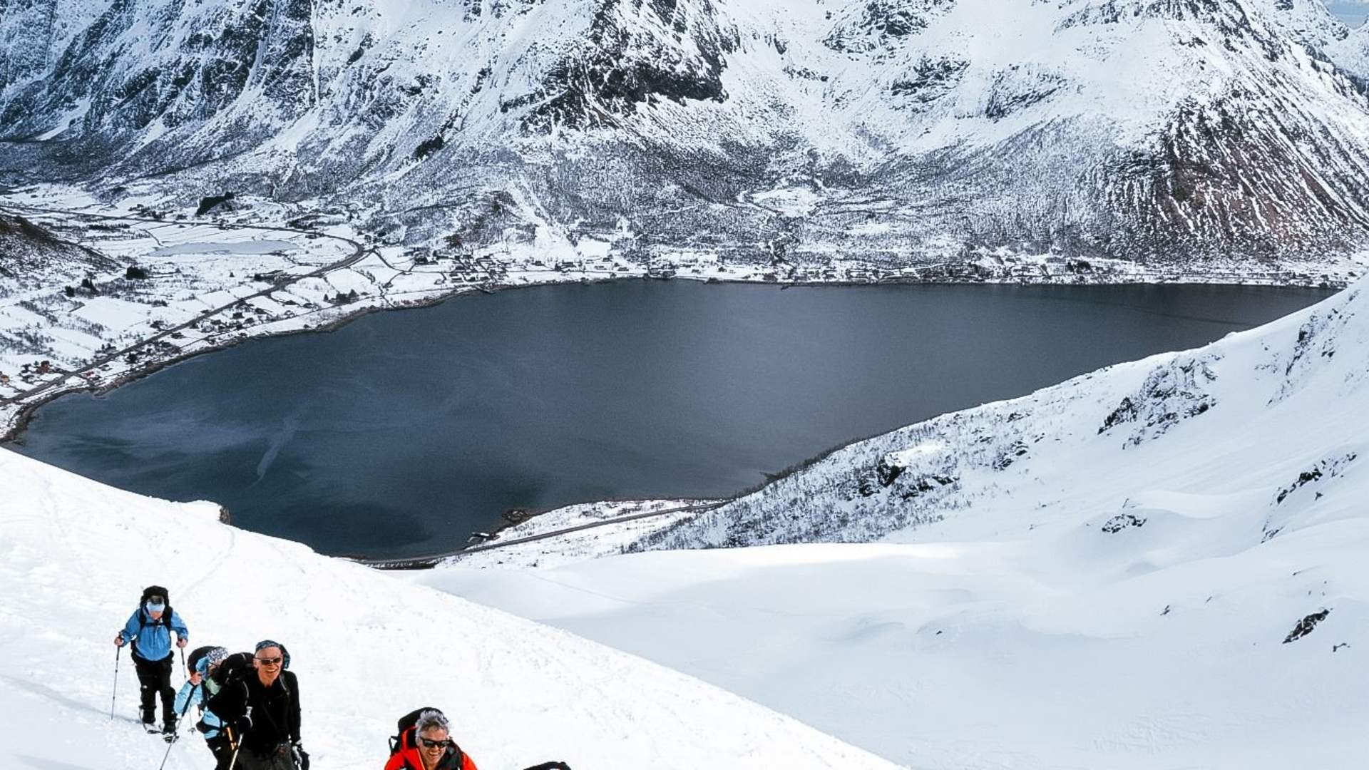 Skiing in Lofoten
