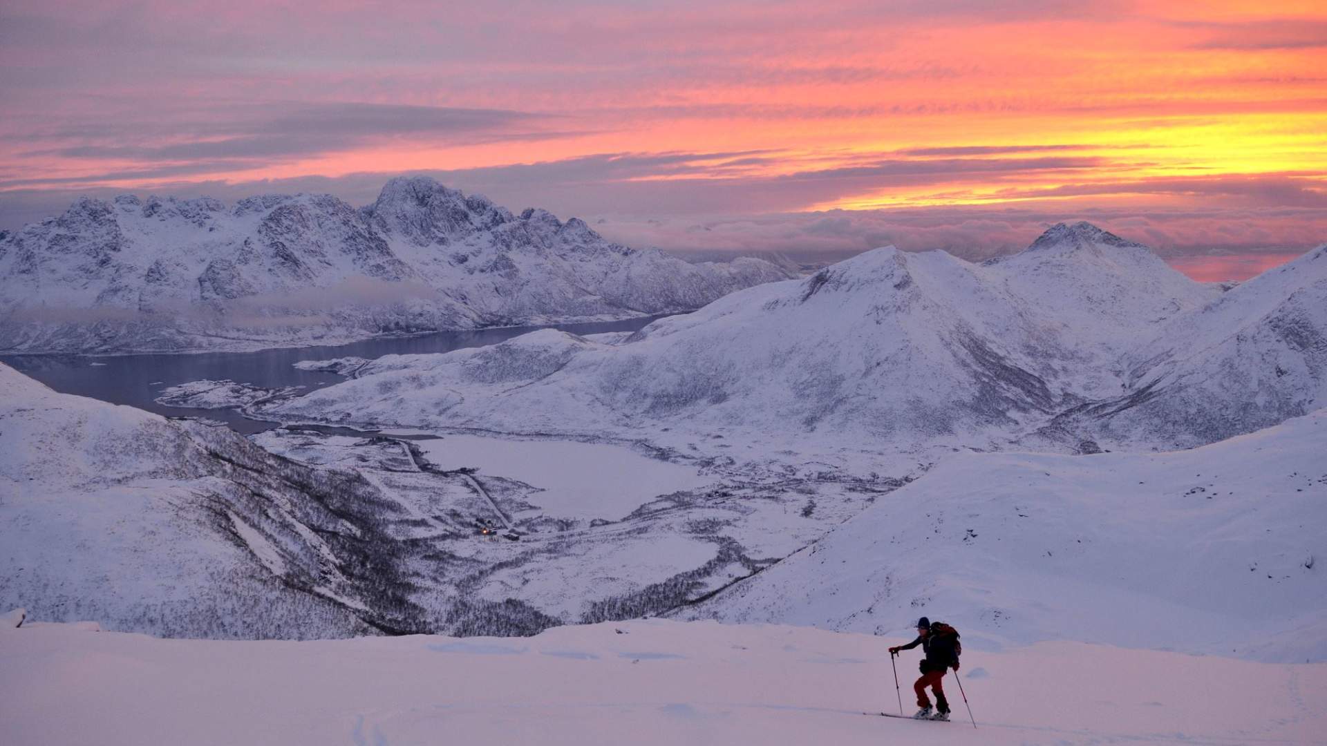 Skiing in Lofoten