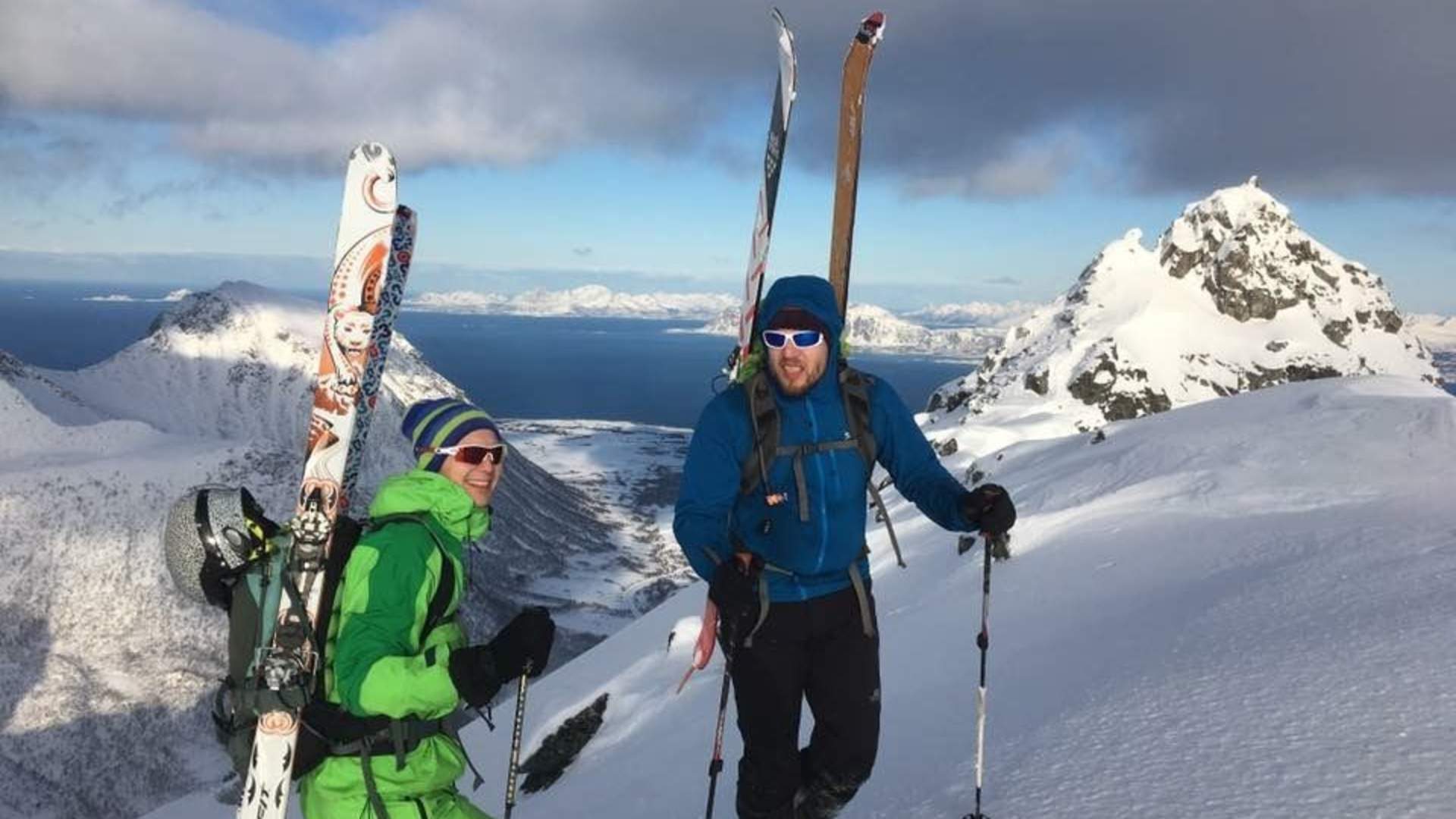 Skiing in Lofoten