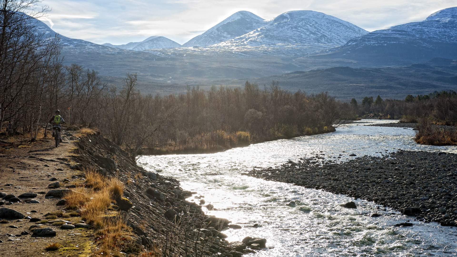 Terrengsykling i Abiskodalen